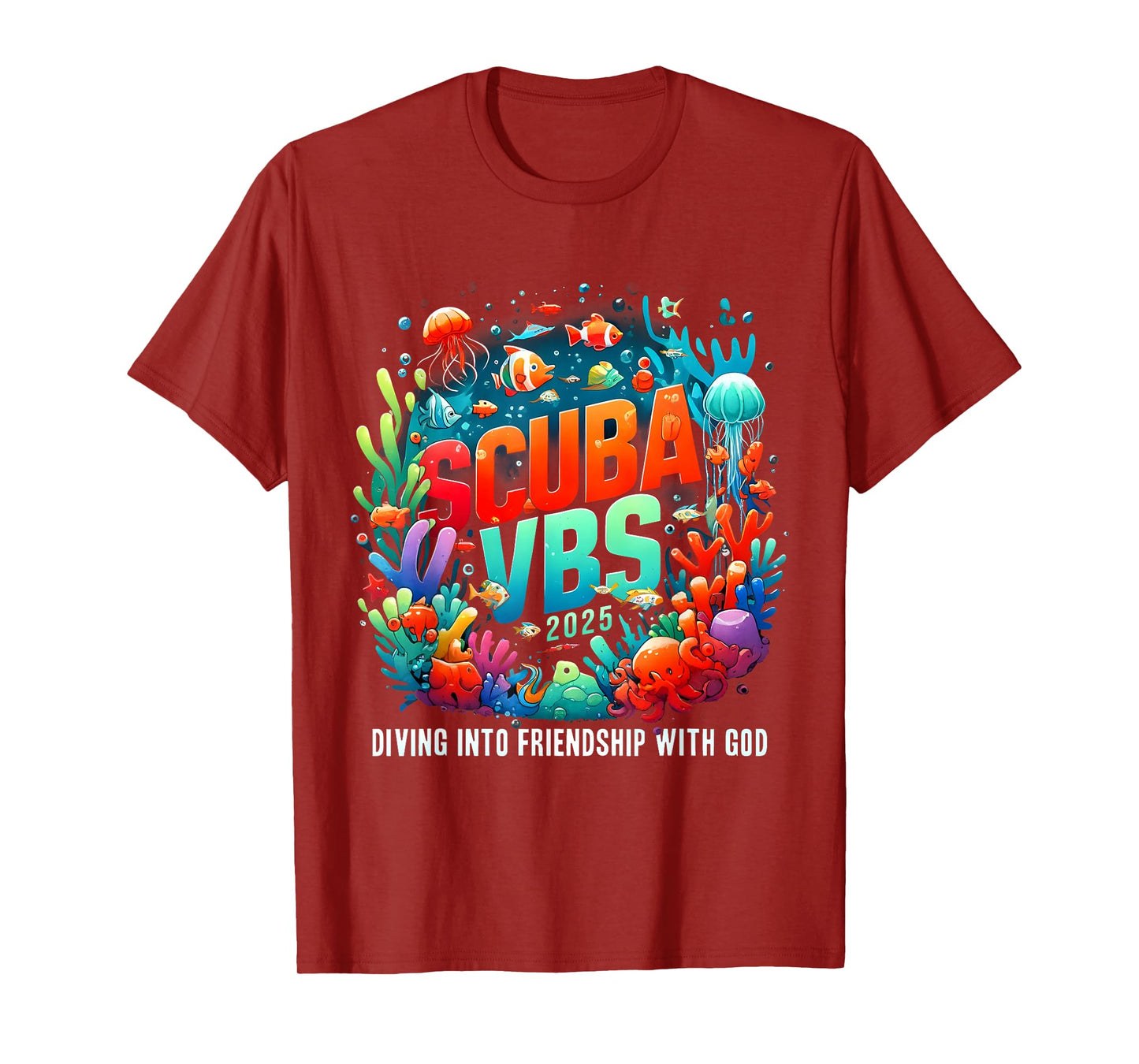 VBS 2025 Scuba Diving Into Friendship With God T-Shirt