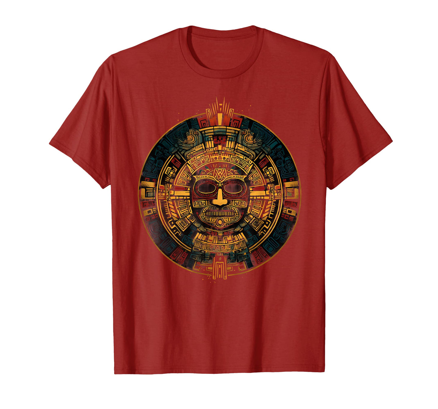 Aztec God Mayan Calendar Mexican Mythology Quetzalcoatl T-Shirt