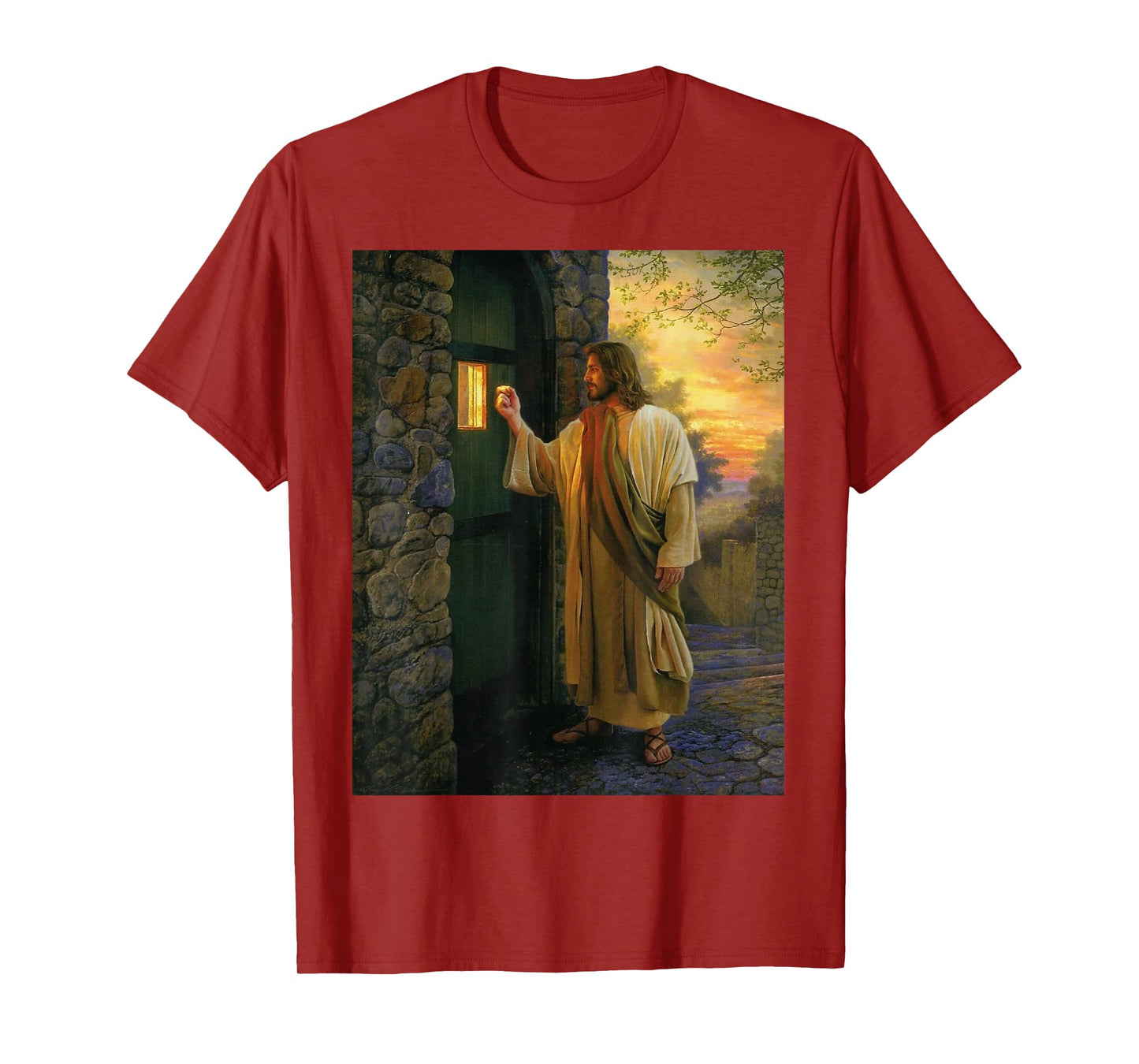 Jesus Knocking On Door Loving Jesus Christ T-Shirt