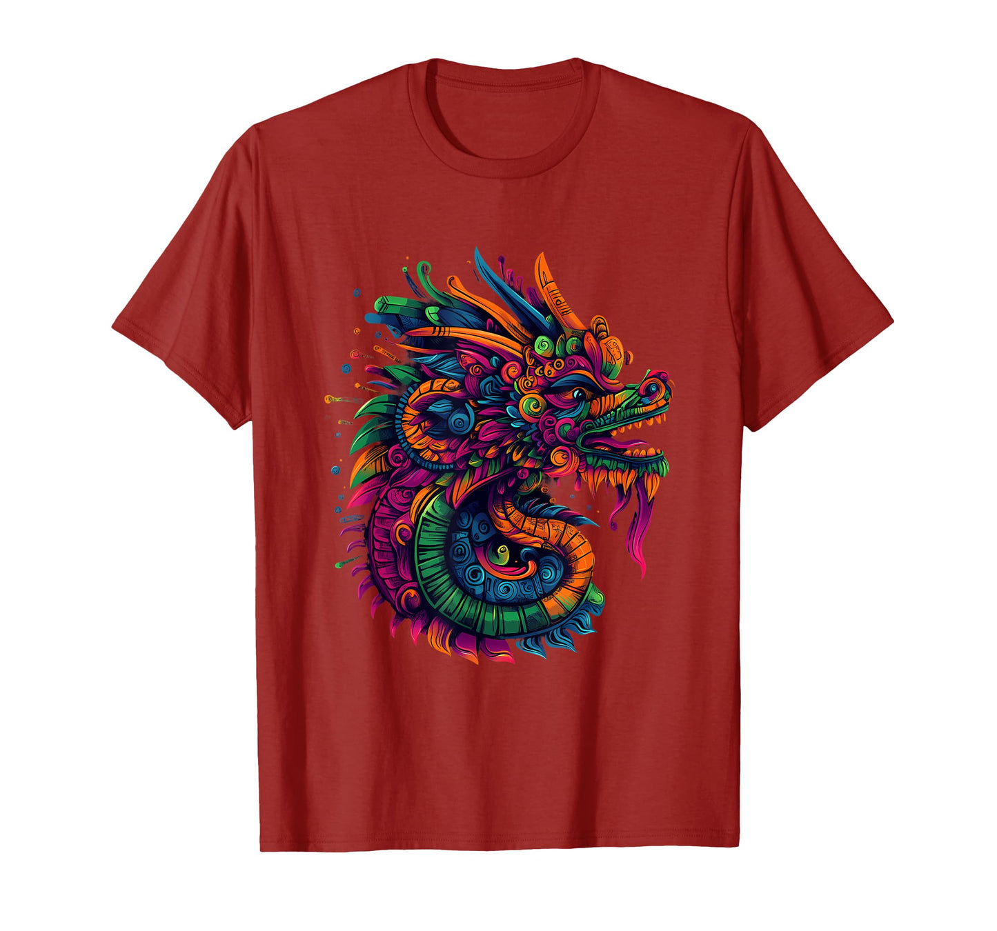 Aztec God Mexican Mythology Quetzalcoatl Feathered Serpent T-Shirt
