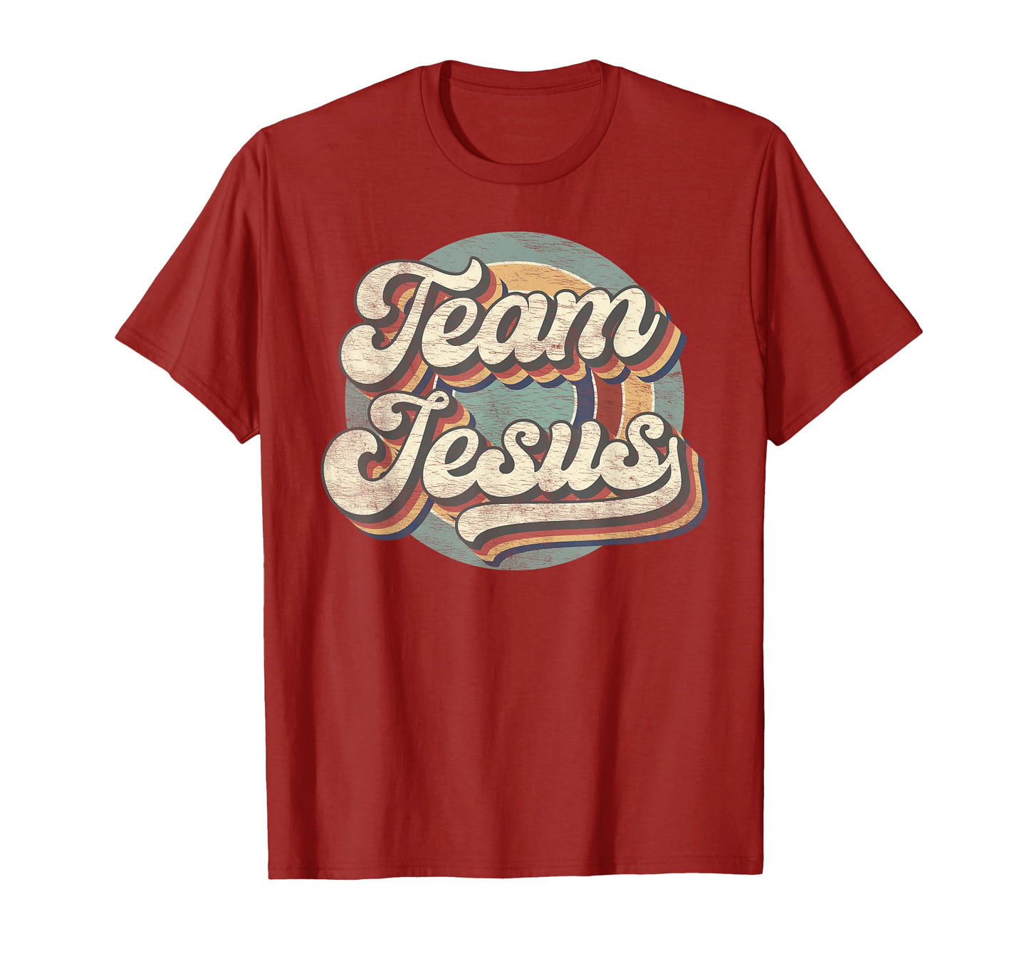 Retro Team Jesus Christian Bible Religious Mens Womens T-Shirt