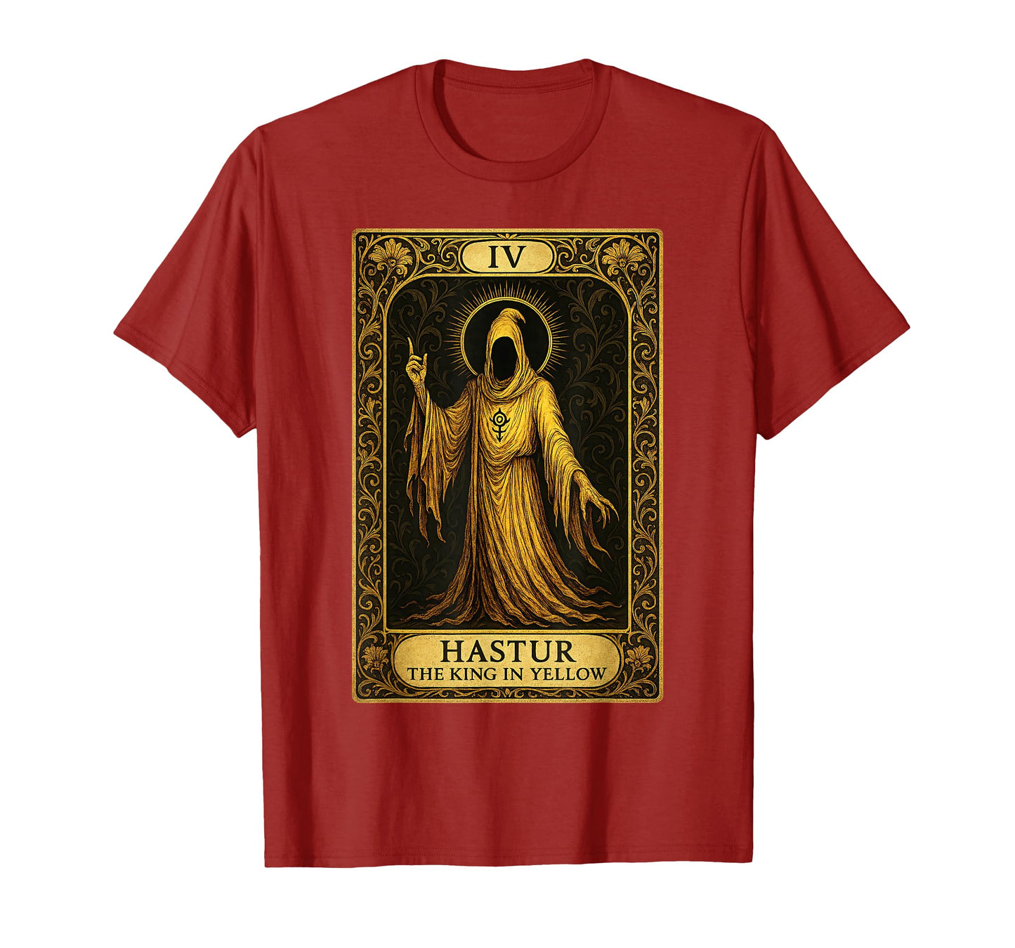 Hastur King in Yellow Cthulhu Mythos Necronomicon Tarot T-Shirt