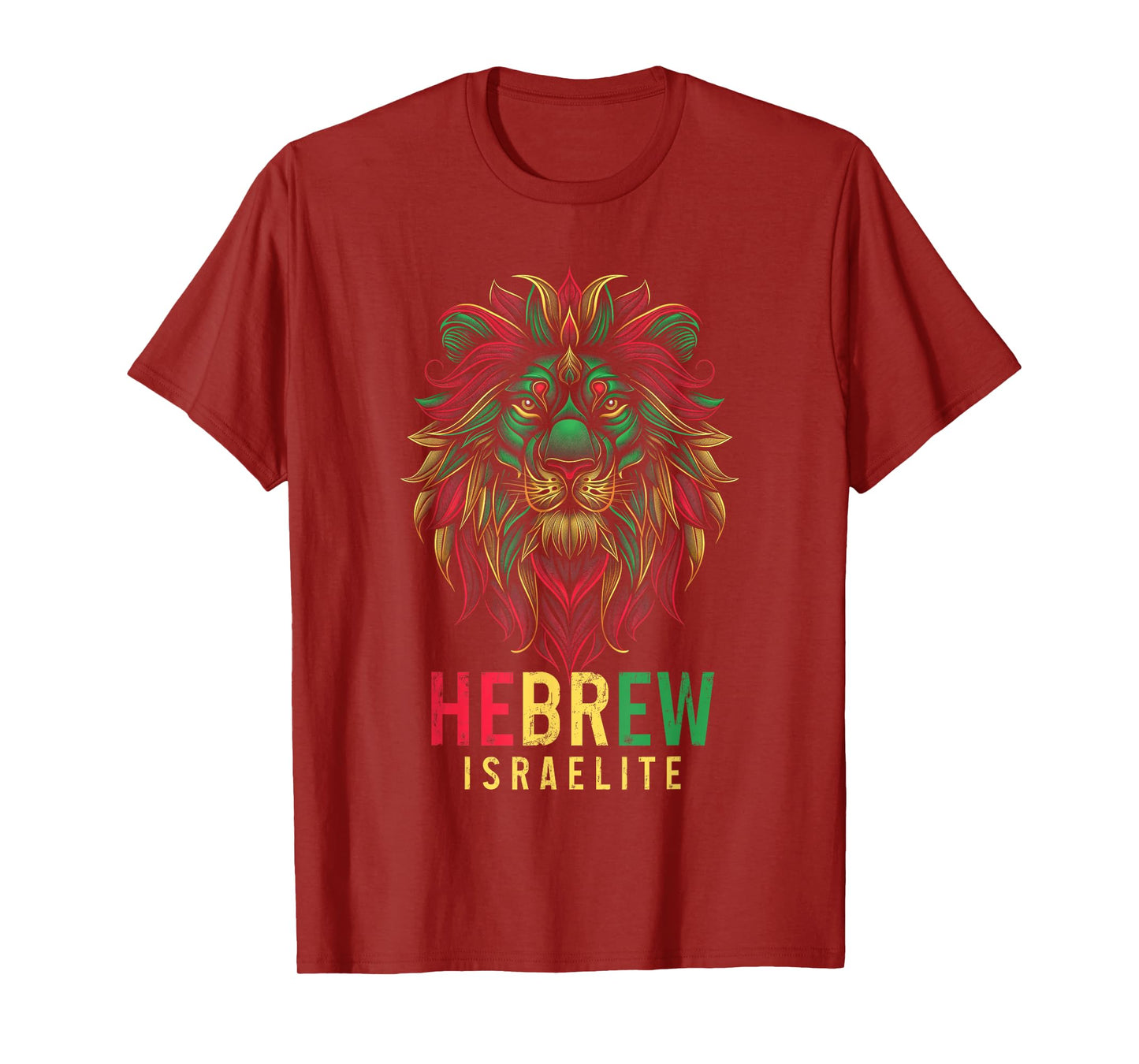 Hebrew Israelite Lion Of Judah Tribe YHWH Jew Jewish Yah T-Shirt