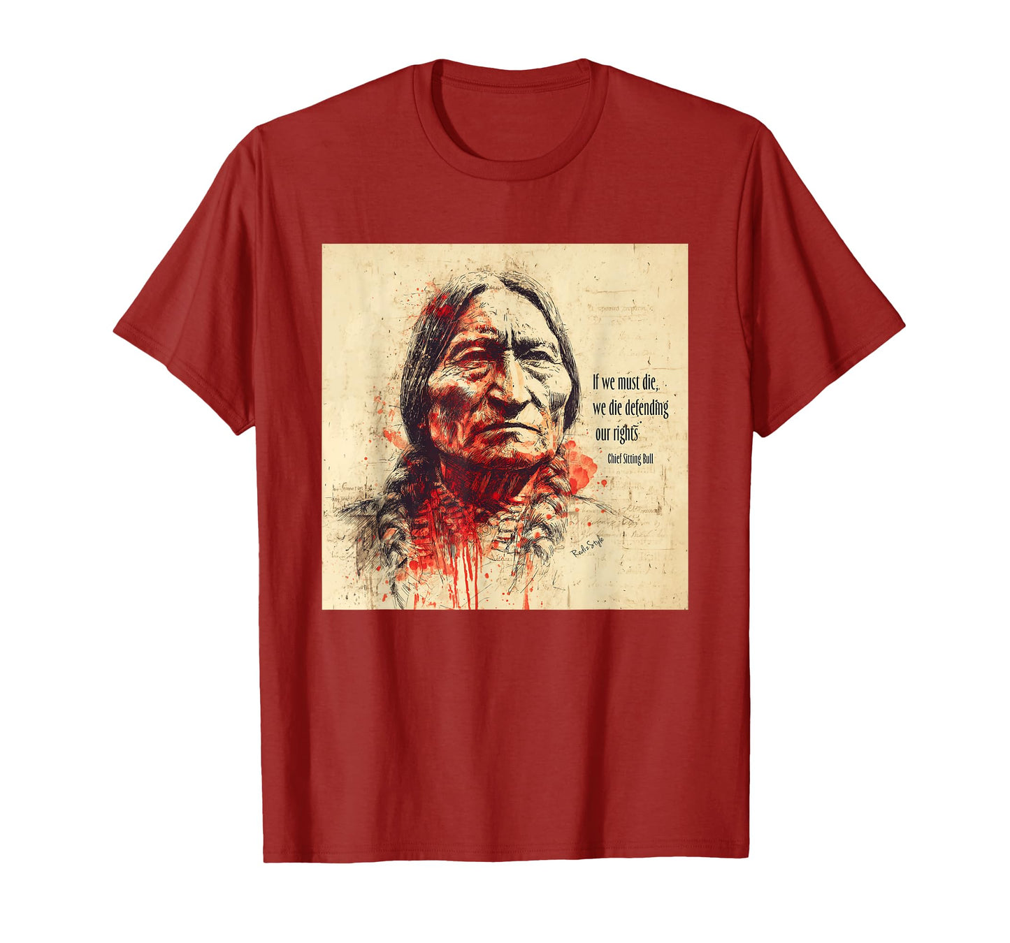 Sitting Bull - Defend Your Rights T-Shirt