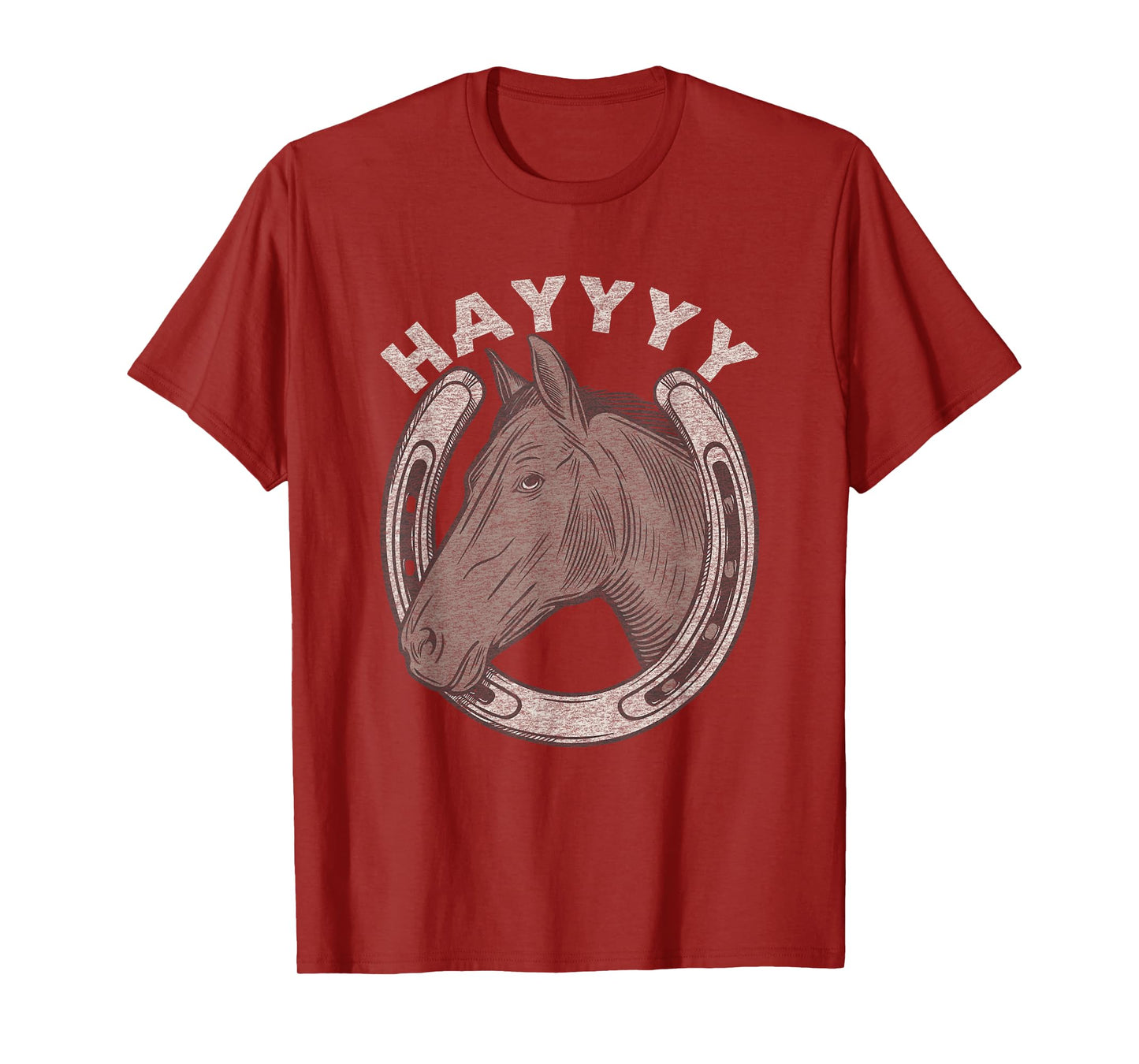 Funny Horse Hay Saying | Equestrian Lover Vintage Graphic T-Shirt