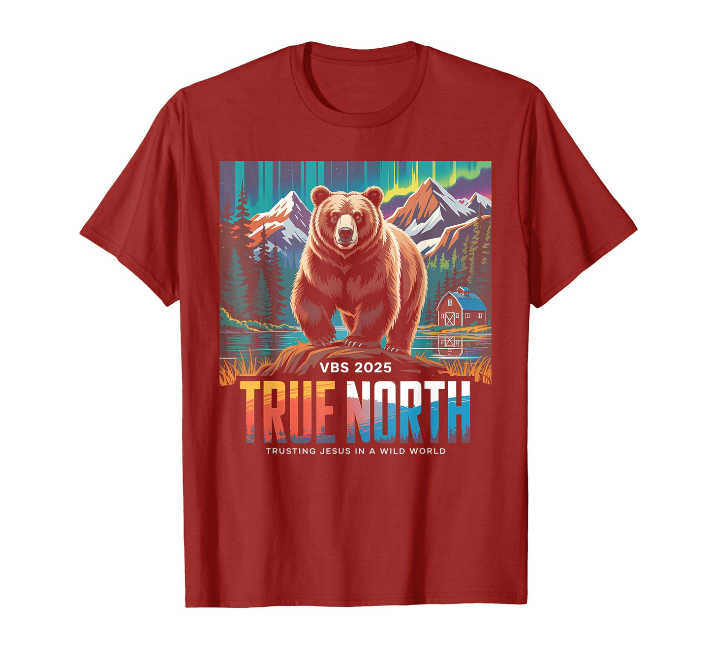 VBS 2025 True North Trusting Jesus Christian Summer T-Shirt