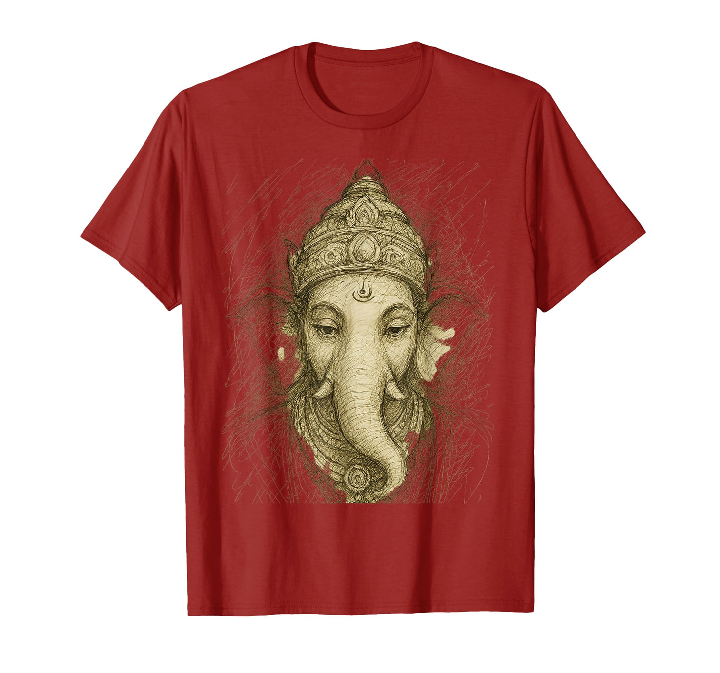 Hindu Ganesha Puja Elephant God India Meditation Yoga Murti T-Shirt
