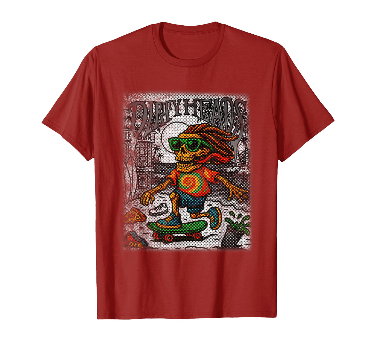 Vintage Dirty Heads in retro Funny style T-Shirt