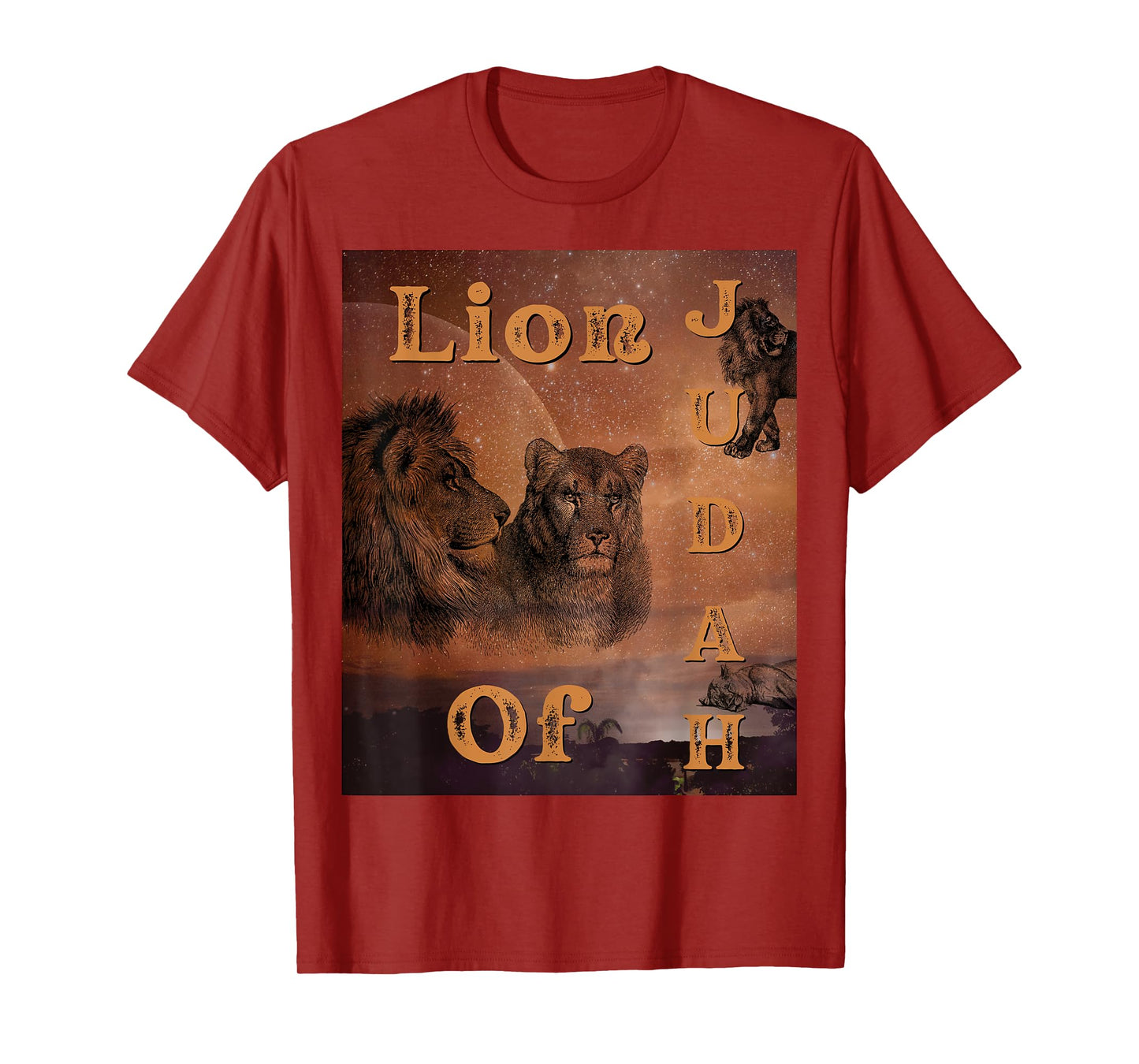Lion of Judah Untamed Majesty Faith-Inspired Symbolism T-Shirt