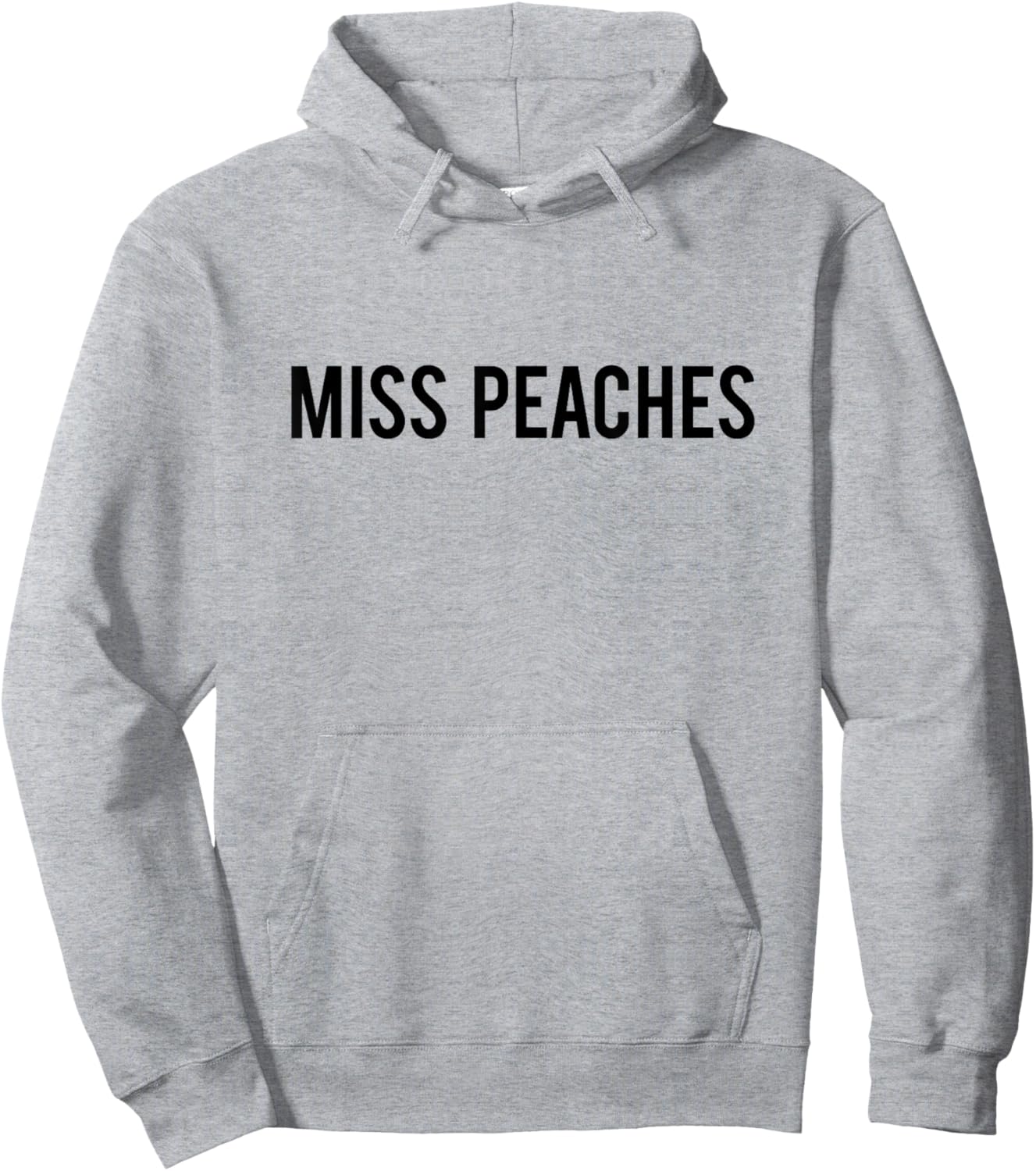 Miss Peaches Funny Dog Dad Men Women Girls Kids Hoodie - Hoodie | Ash
