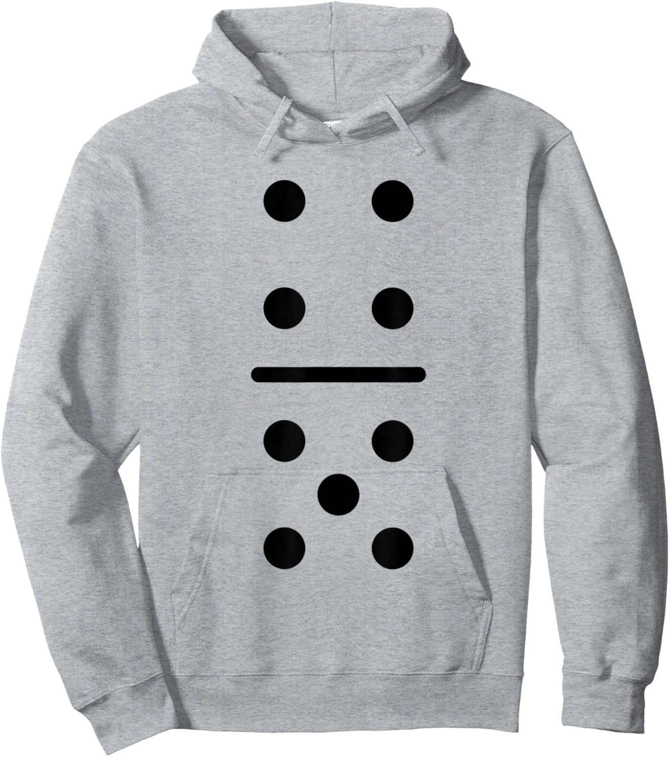 Domino Game 4 5 Dots Halloween Matching Group Costume Hoodie - Hoodie | Ash