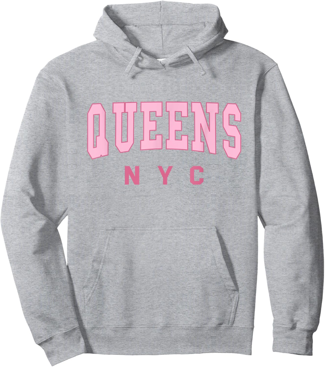 Queens Preppy Varsity - NYC - Throwback Design - Classic Hoodie - Hoodie | Ash
