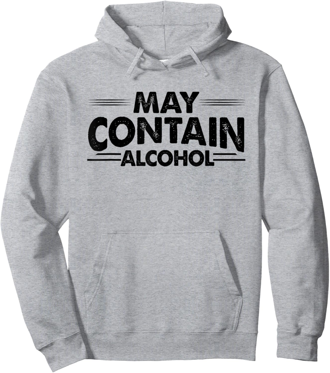 Funny May Contain Alcohol Hoodie - Hoodie | Ash