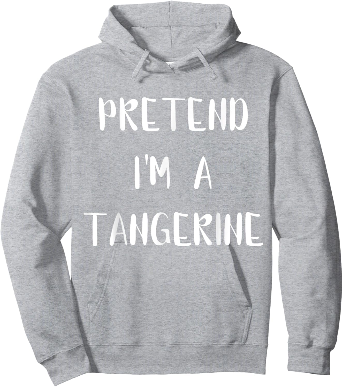 Pretend I'm A Tangerine Lazy Easy Outfit Tangerine Halloween Hoodie - Hoodie | Ash