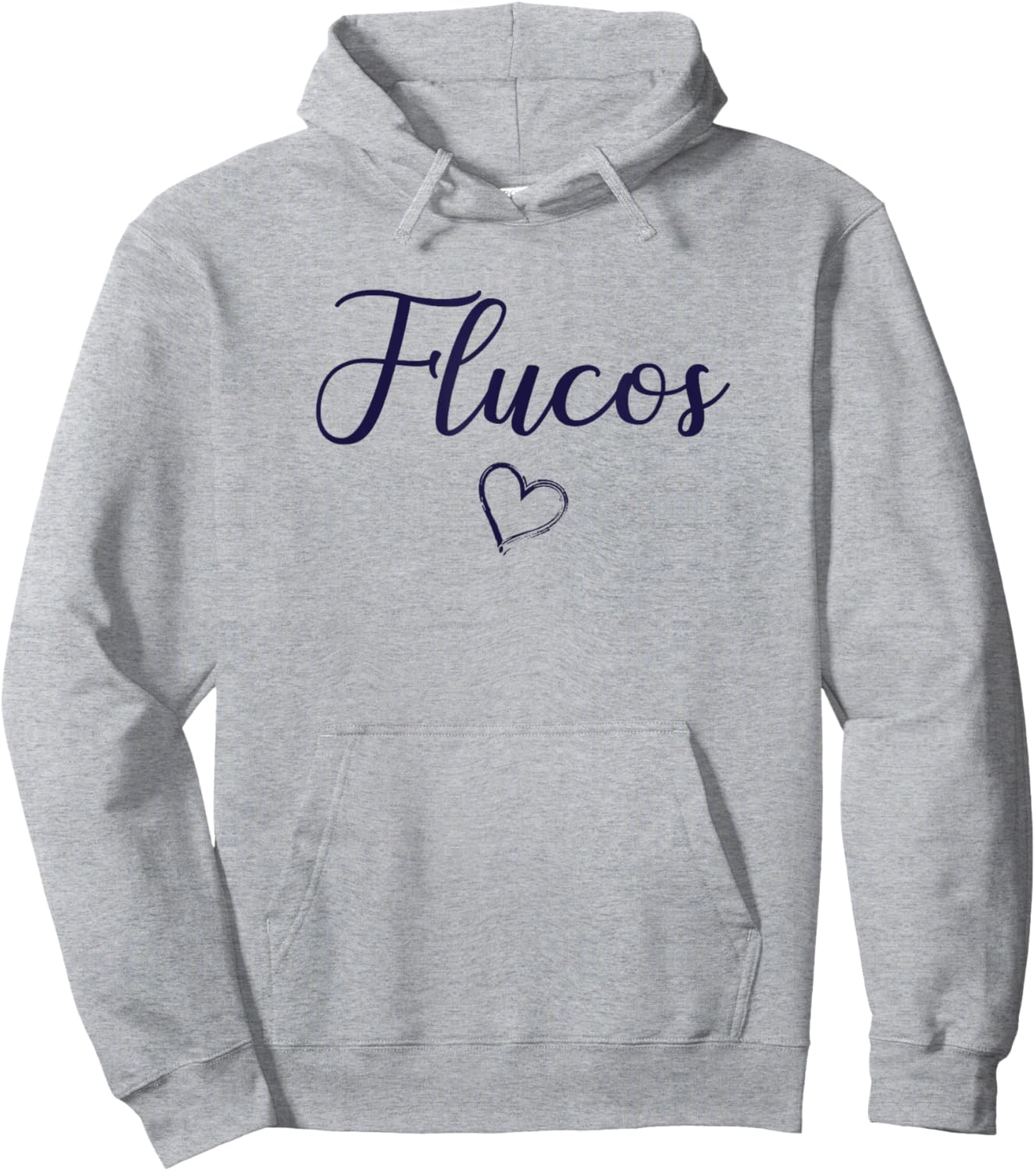Fluvanna County Flucos Above Small Heart Hoodie - Hoodie | Ash