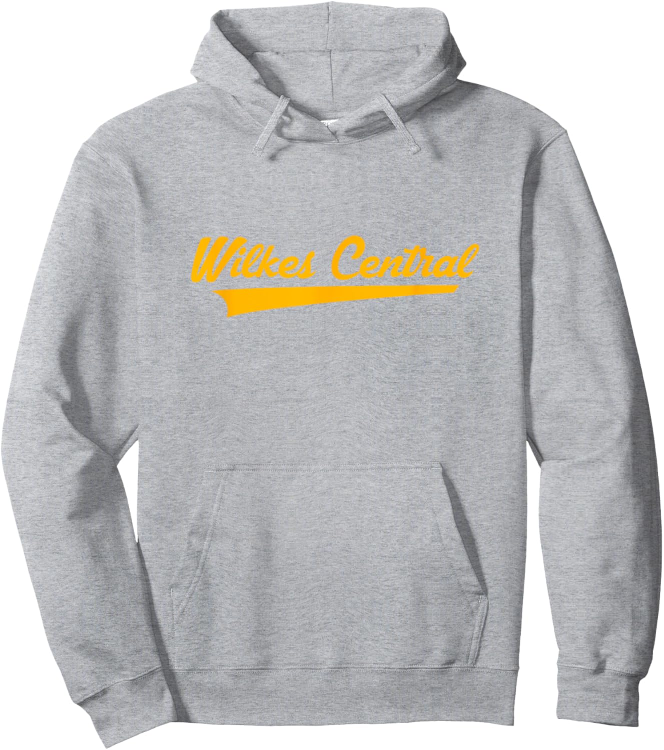 Wilkes Central High School Vintage Swoosh Hoodie - Hoodie | Ash