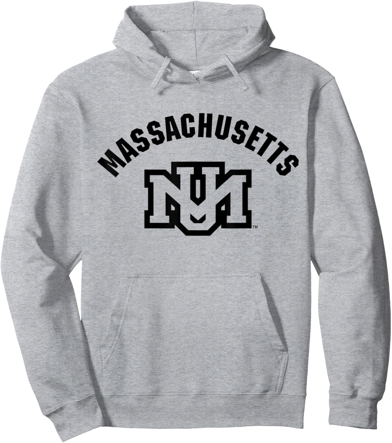 UMass Minutemen | Official Licensed NCAA Merch | UMASVIN1028 Hoodie - Hoodie | Ash