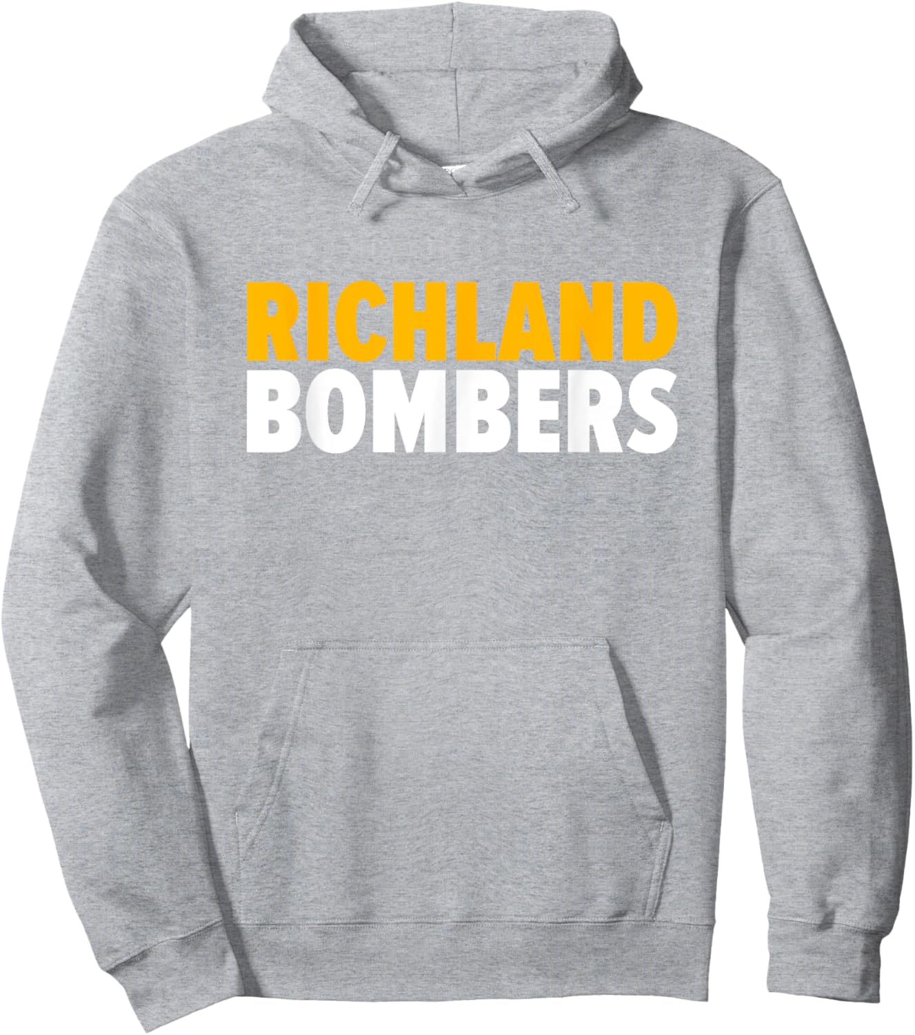 Richland Bombers Bold Hoodie - Hoodie | Ash