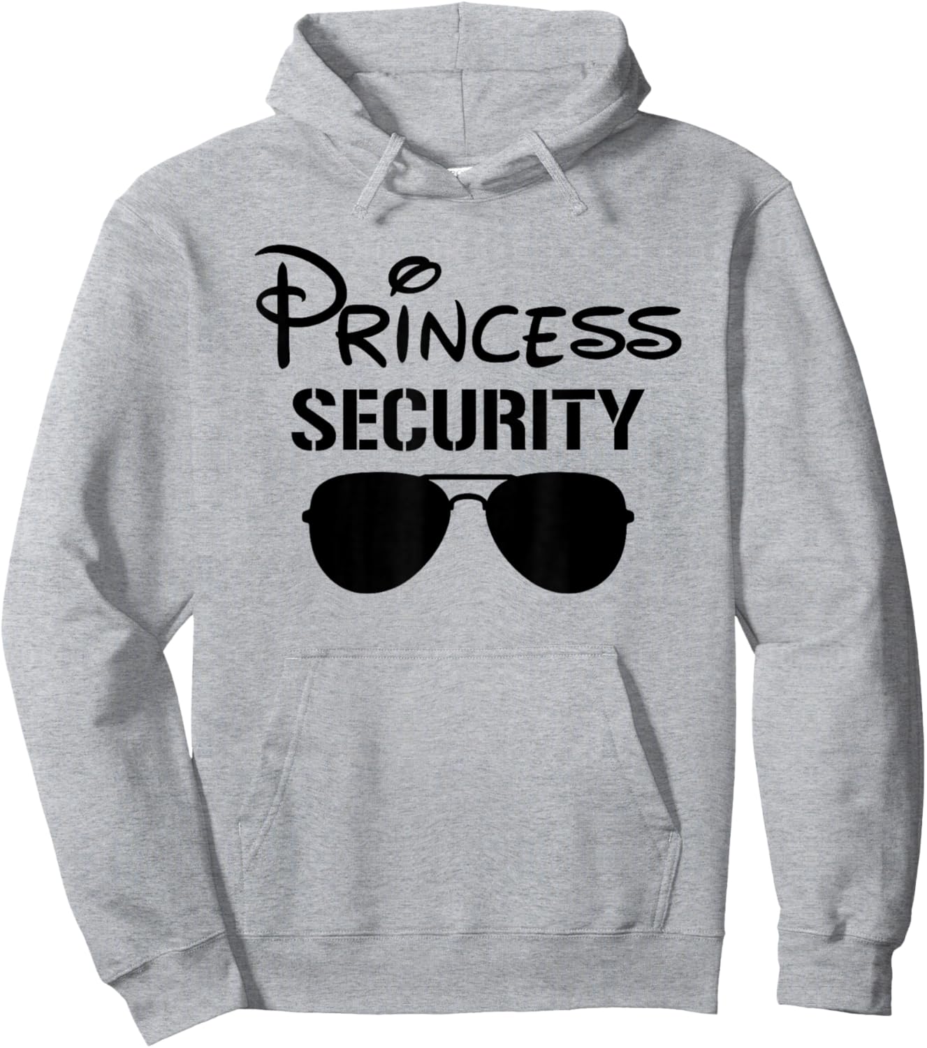 Princess Security - Funny Halloween Dad Guard Hoodie - Hoodie | Ash