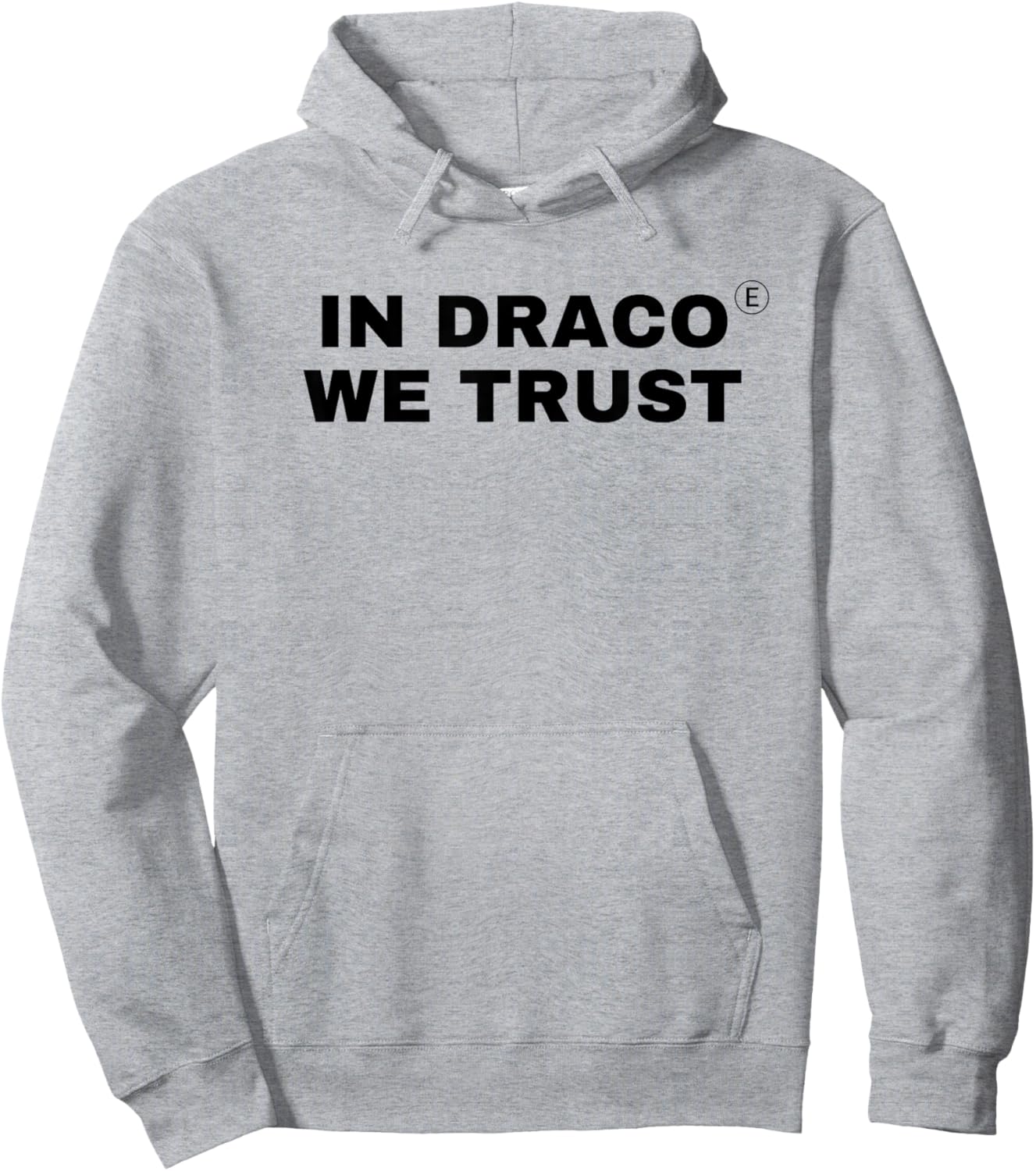 in Draco We Trust | Black-Design Bold Statement Hoodie - Hoodie | Ash