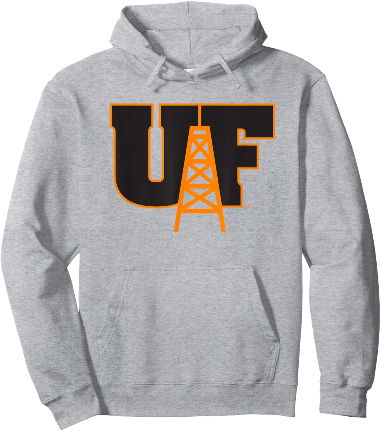 University of Findlay Oilers UF Derrick Logo Hoodie - Hoodie | Ash