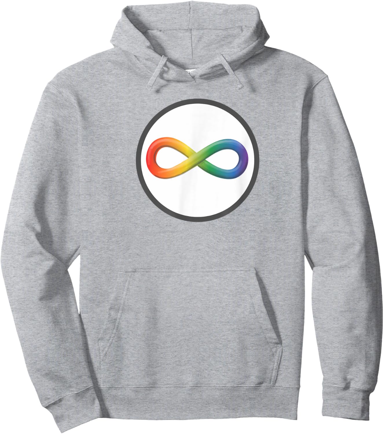 Neurodivergent Ninja Logo Hoodie - Hoodie | Ash