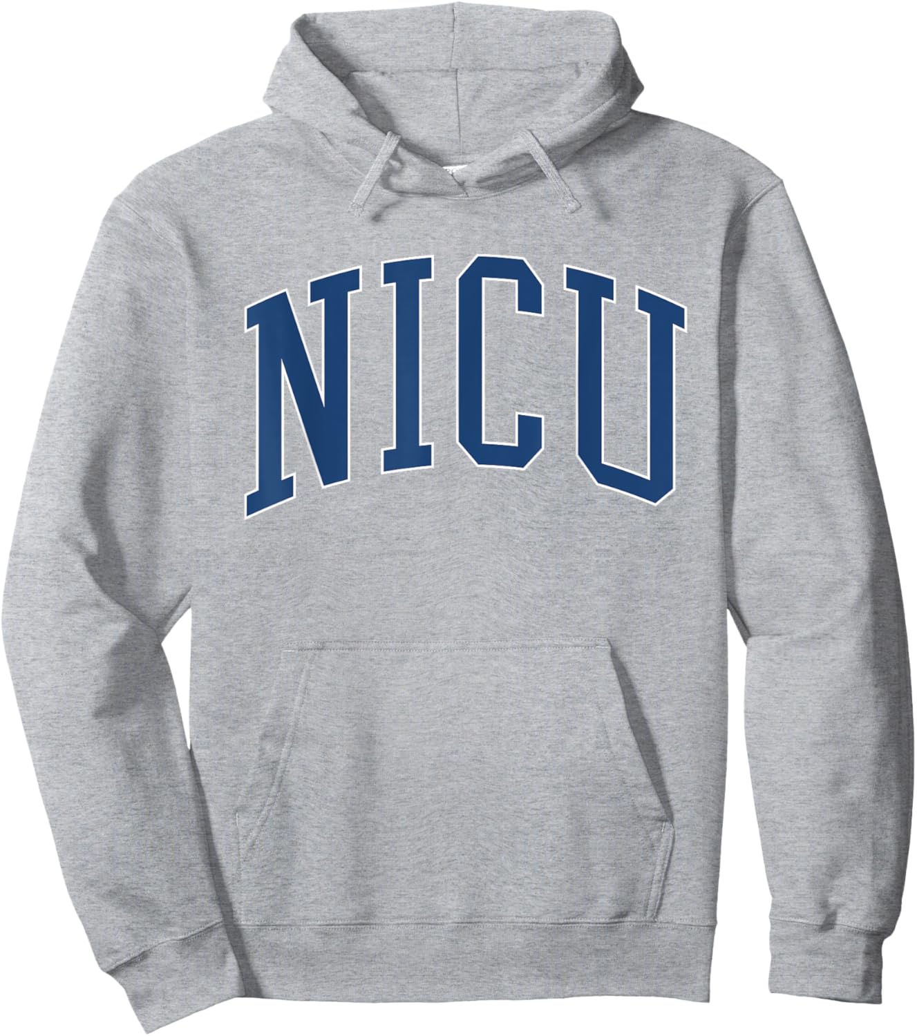 NICU Nurse Vintage Collegiate Blue Hoodie - Hoodie | Ash