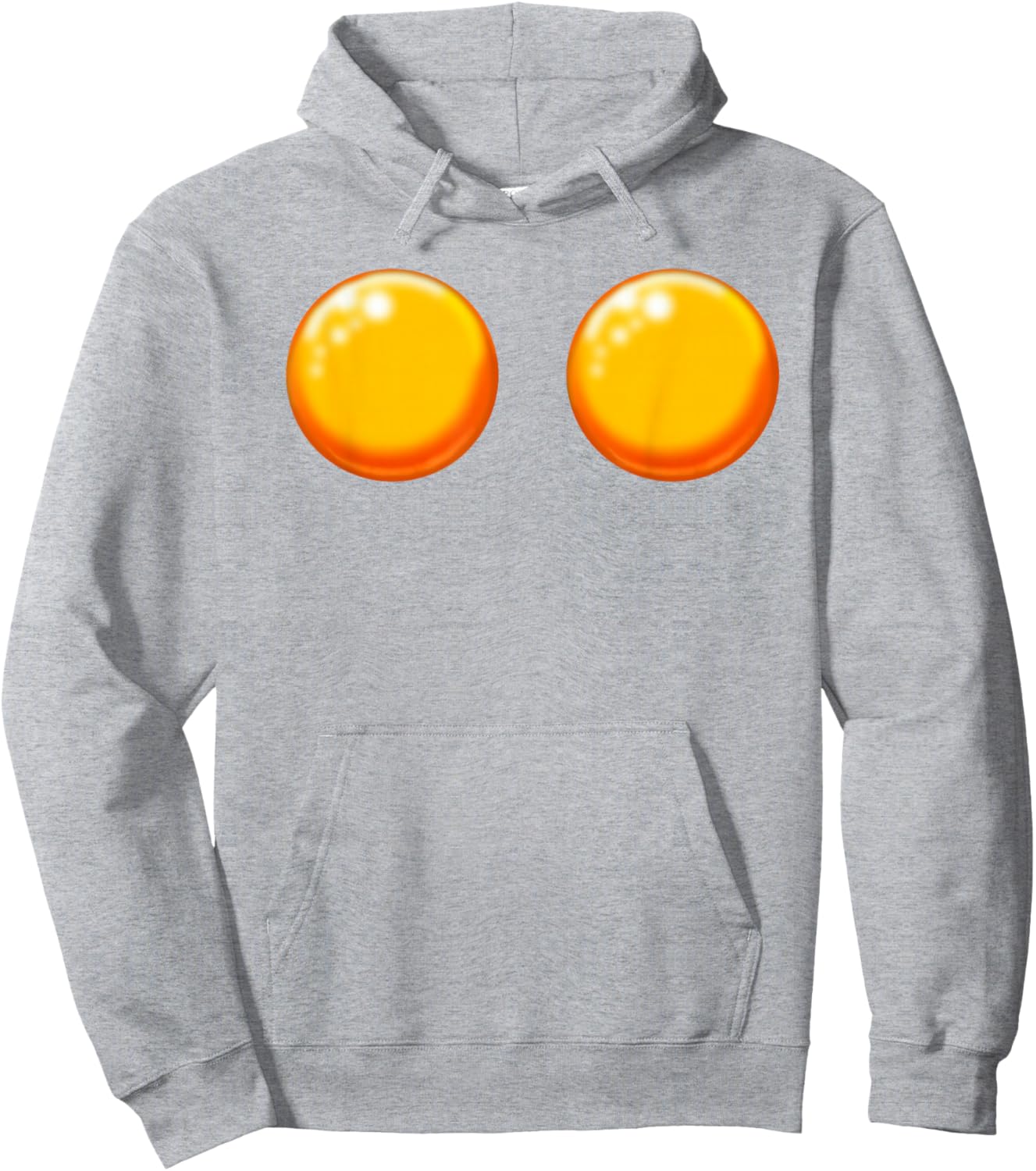 Double Yolk Egg Costume Funny Christmas Halloween Egg Hoodie - Hoodie | Ash