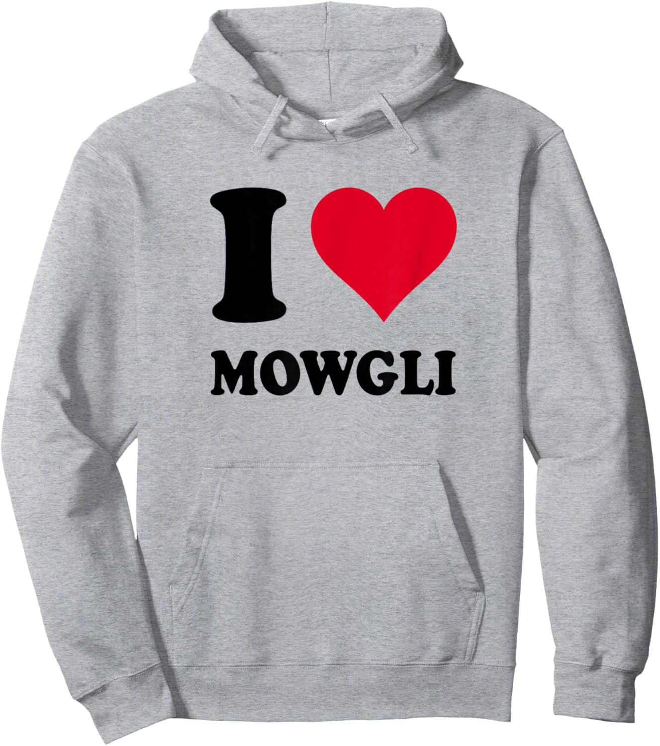 I Love Mowgli Hoodie - Hoodie | Ash