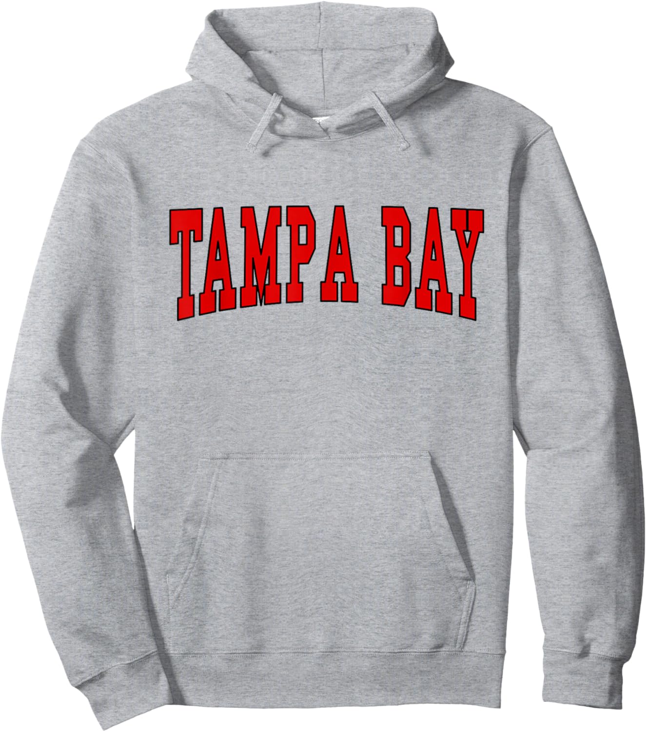 Graphic Apparel Co. - TAMPA BAY - Classic - , Classic, All Ages - White - Small - Short Sleeve Hoodie - Hoodie | Ash