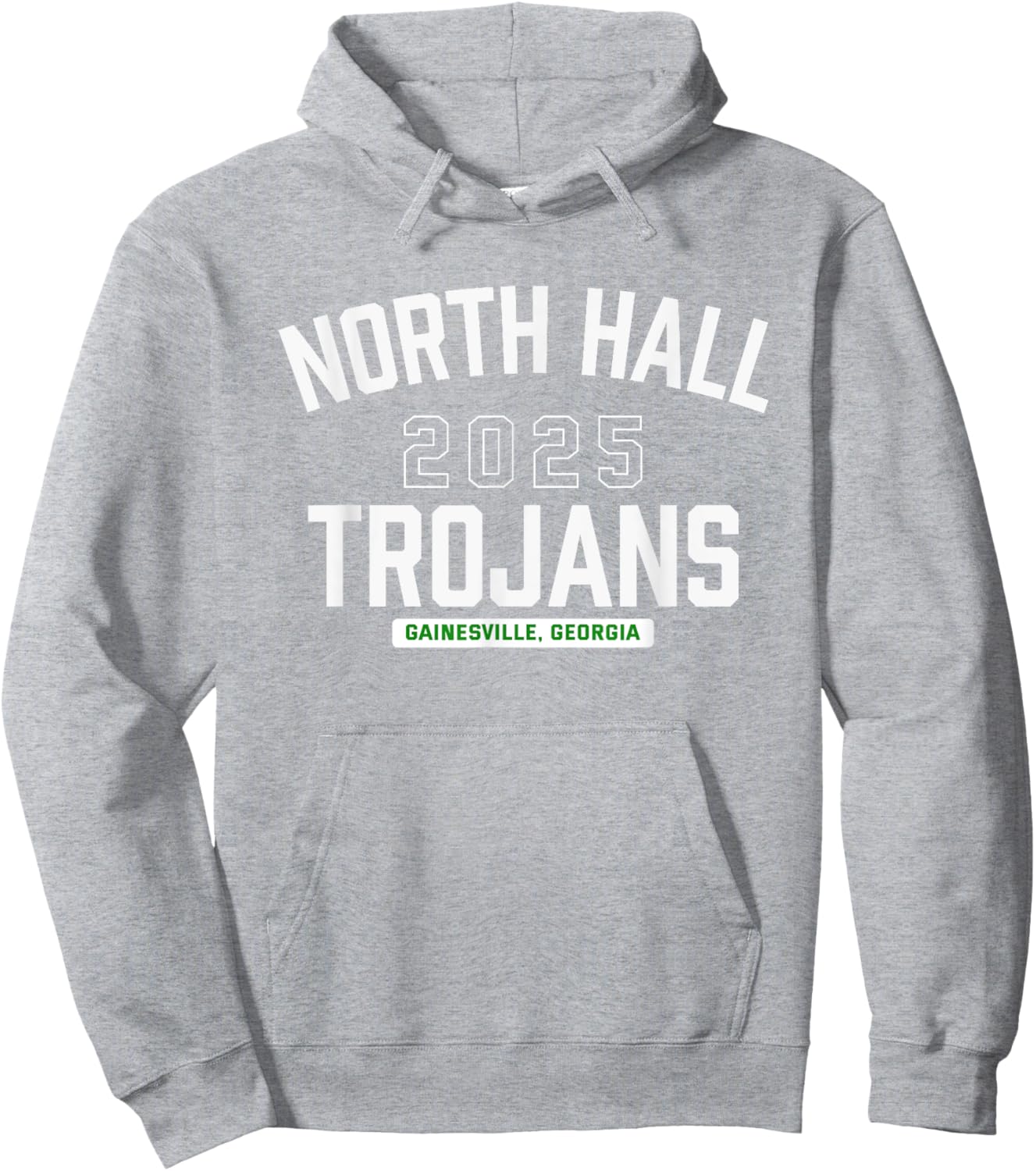 North Hall Trojans Gainesville, Georgia 2025 Hoodie - Hoodie | Ash