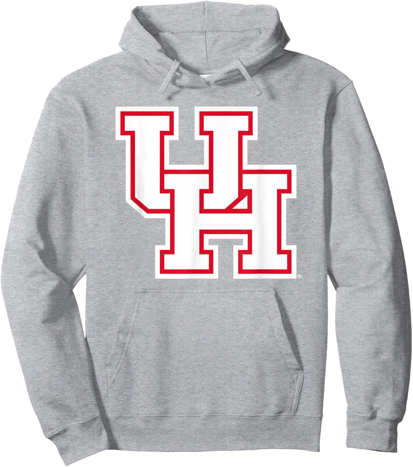 University of Houston | Houston Blue Collection White Icon Hoodie - Hoodie | Ash