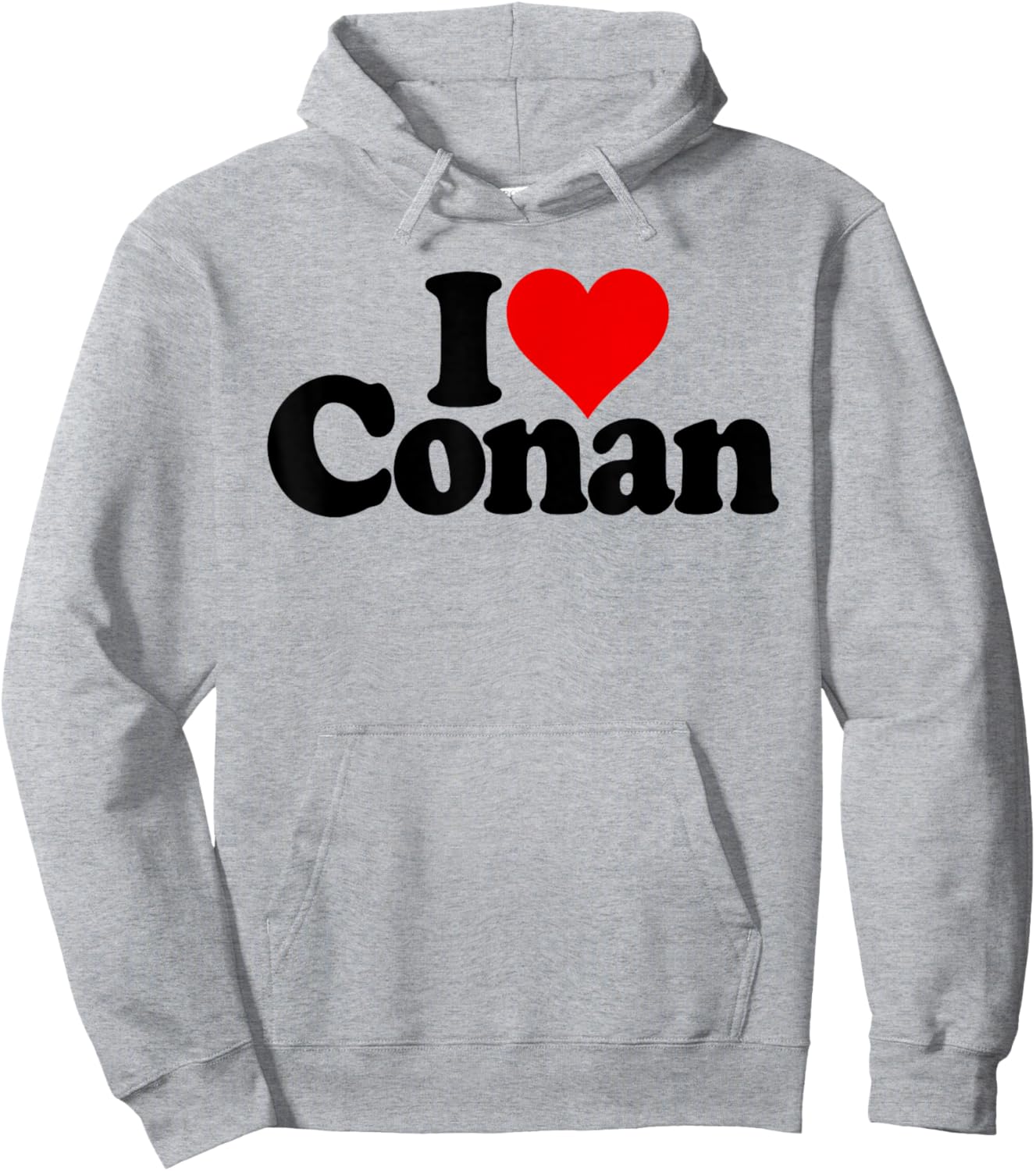 I Love Heart Conan Hoodie - Hoodie | Ash