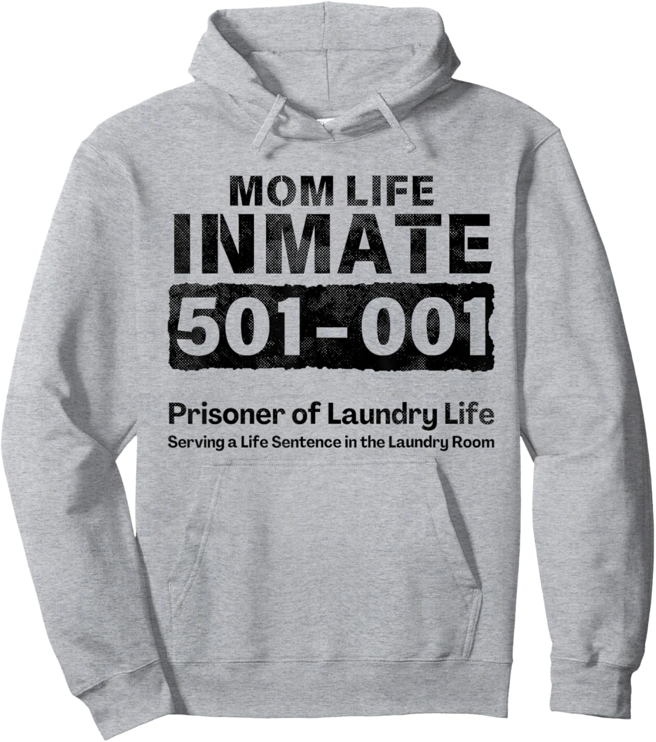 Mom Life Prisoner Inmate Funny Jail Halloween Costume Hoodie - Hoodie | Ash