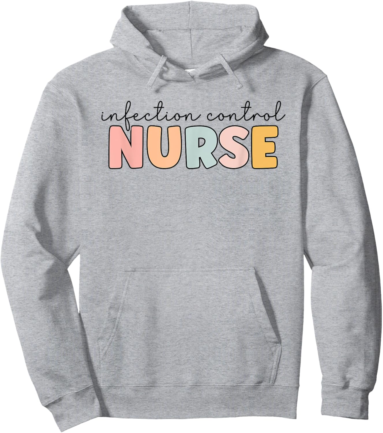 ICN Nurse Infection Control Nurse cute Nursing Hoodie - Hoodie | Ash