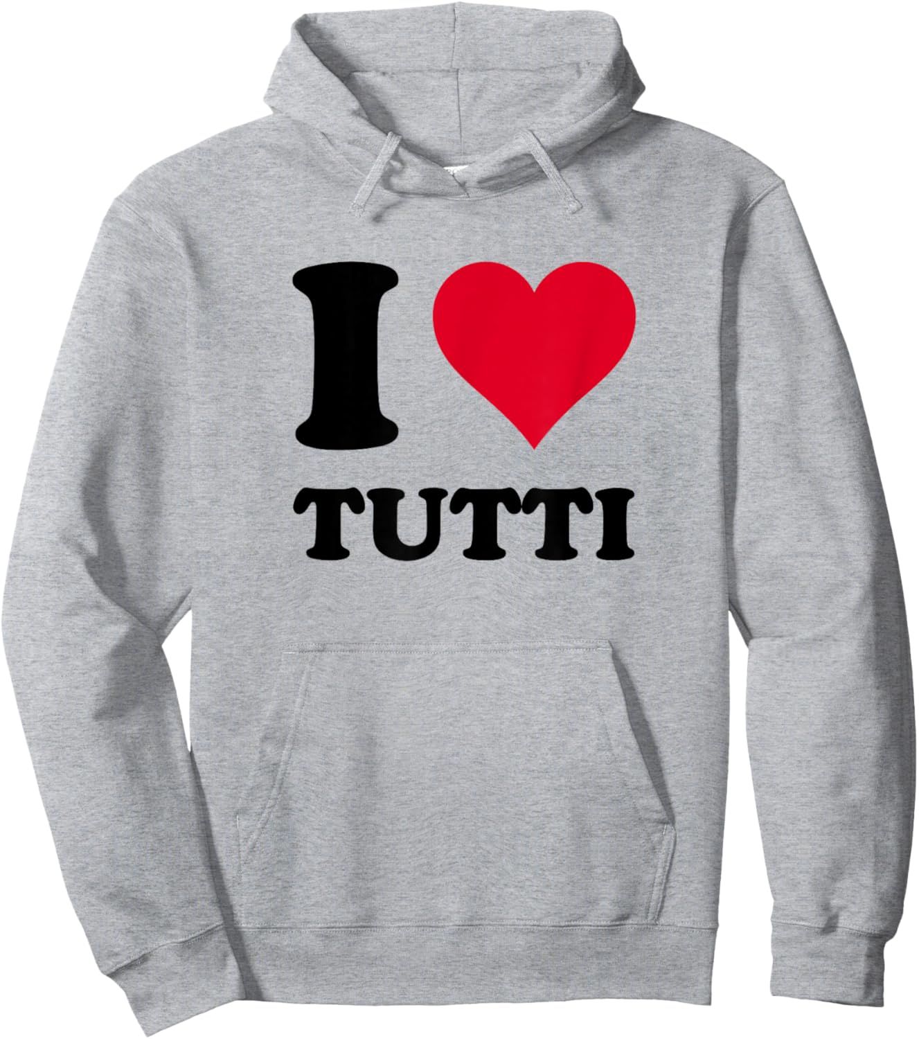 I Love Tutti Hoodie - Hoodie | Ash