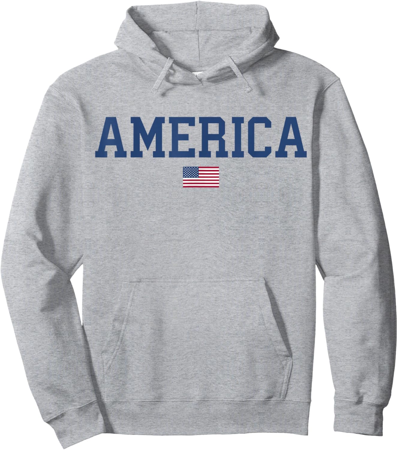 America USA Women Men Kids American Flag July 4th Patriotic Hoodie - Hoodie | Ash