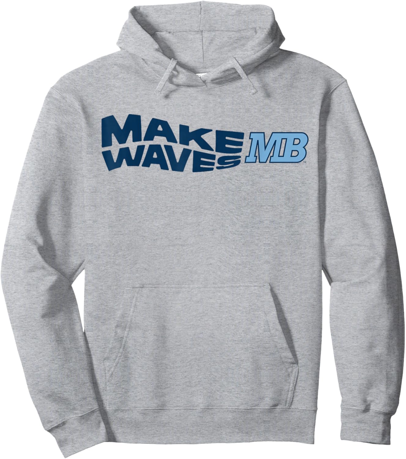 Cal State Monterey Bay Make Waves Logo Hoodie - Hoodie | Ash