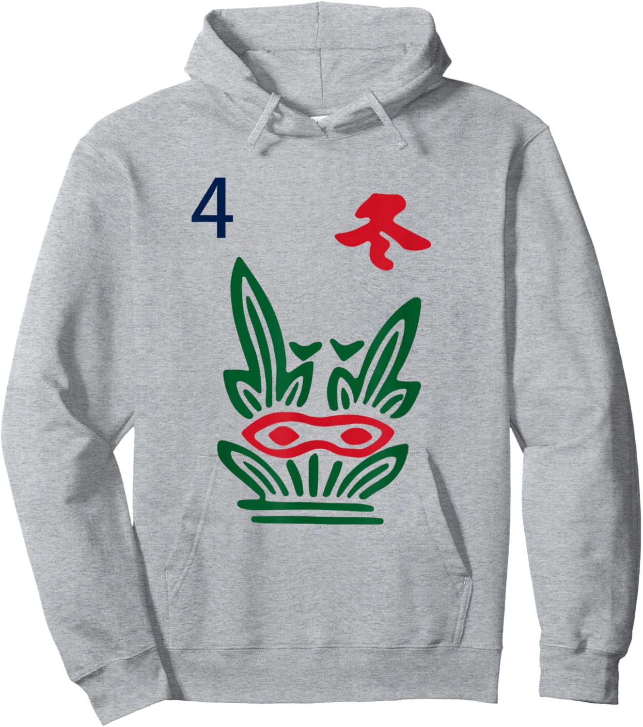 Chinese Mah Jong Seasons Winter Tile Mahjong Costume Hoodie - Hoodie | Ash