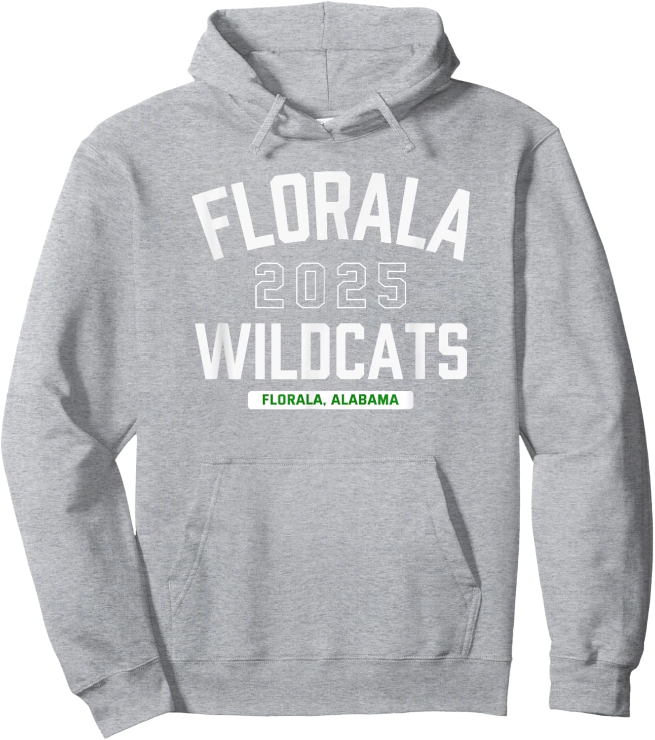 Florala Wildcats Florala, Alabama 2025 Hoodie - Hoodie | Ash