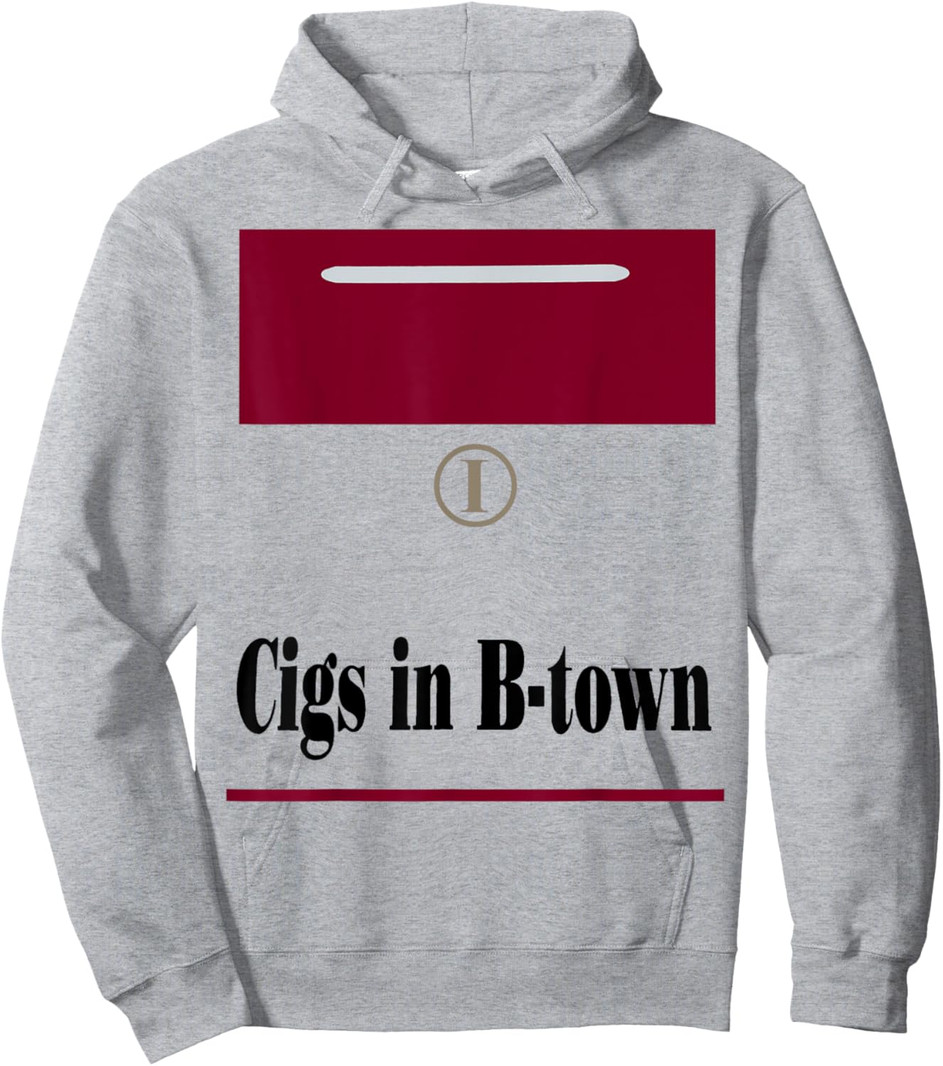 Cigs in B-town - Coach Cig Hoodie - Hoodie | Ash
