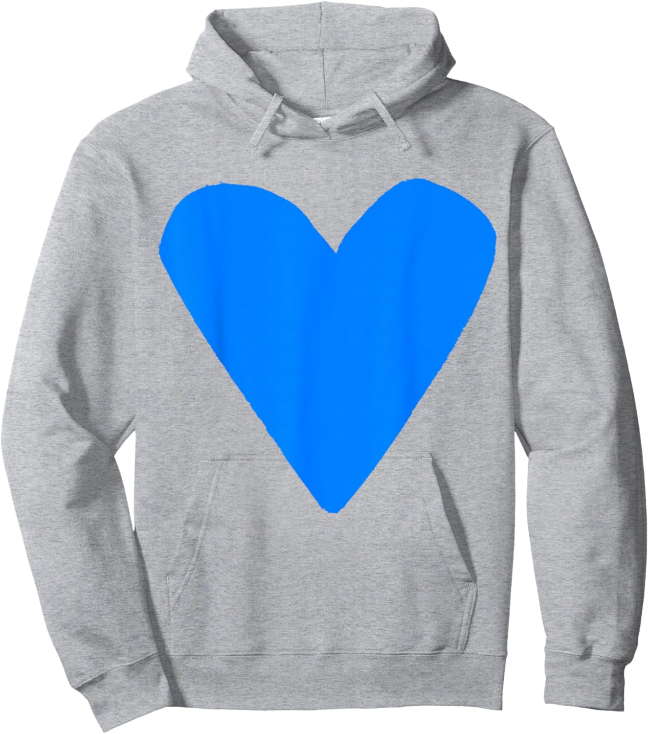 Blue Heart Orange Hoodie - Hoodie | Ash