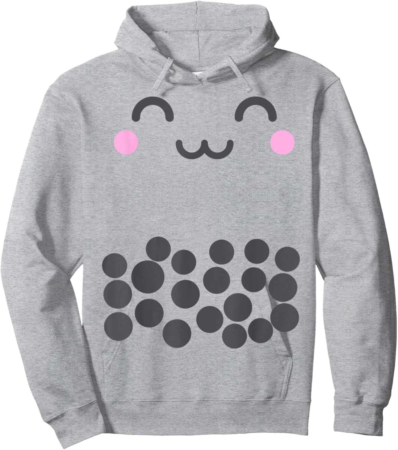 Cute Kawaii Boba Bubble Tea Costume For Kids and Toddlers Hoodie - Hoodie | Ash