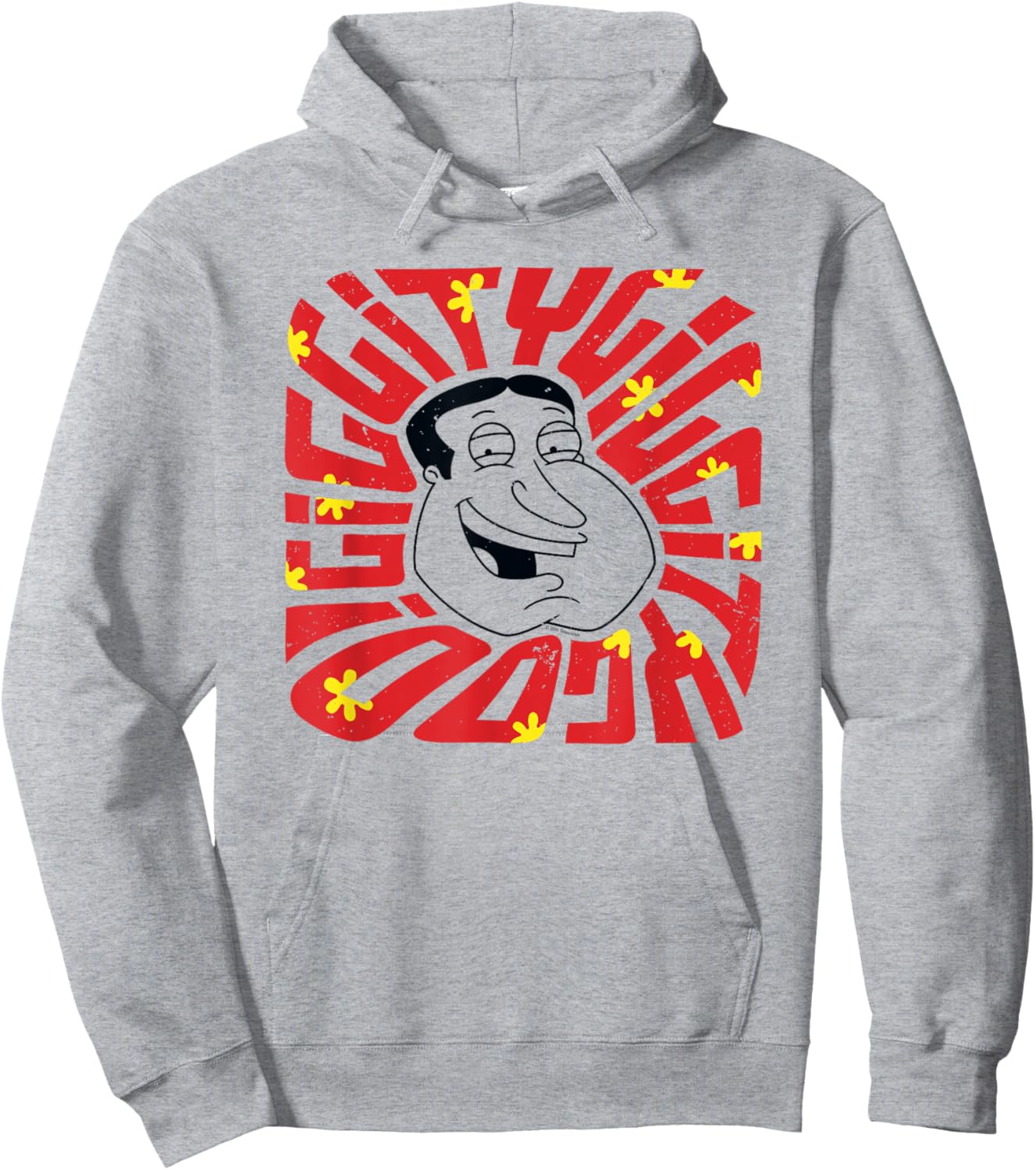 Family Guy Quagmire Groovy Giggity Giggity Goo Funny Cartoon Hoodie - Hoodie | Ash
