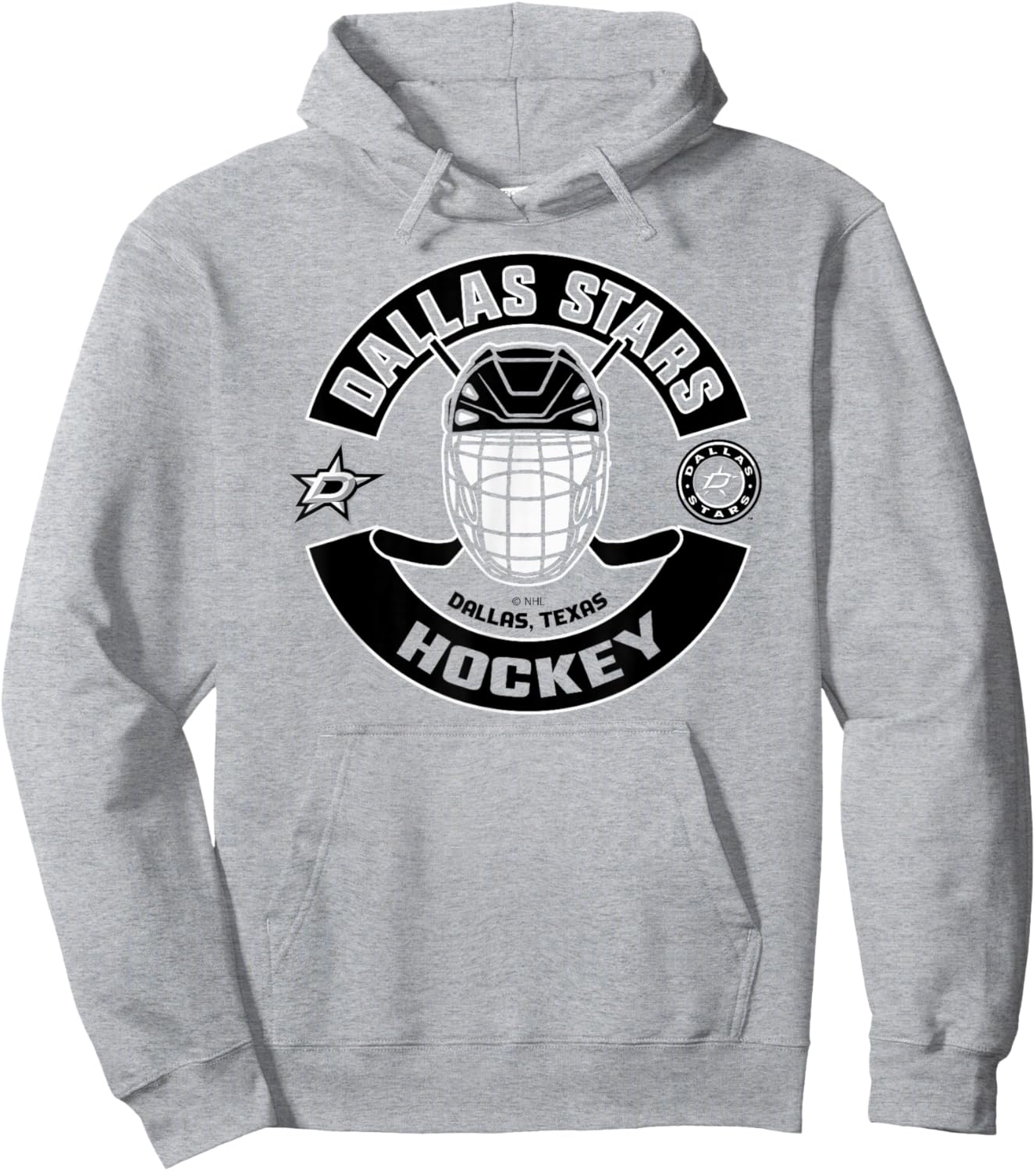 Dallas Stars Mask Green Officially Licensed Hoodie - Hoodie | Ash