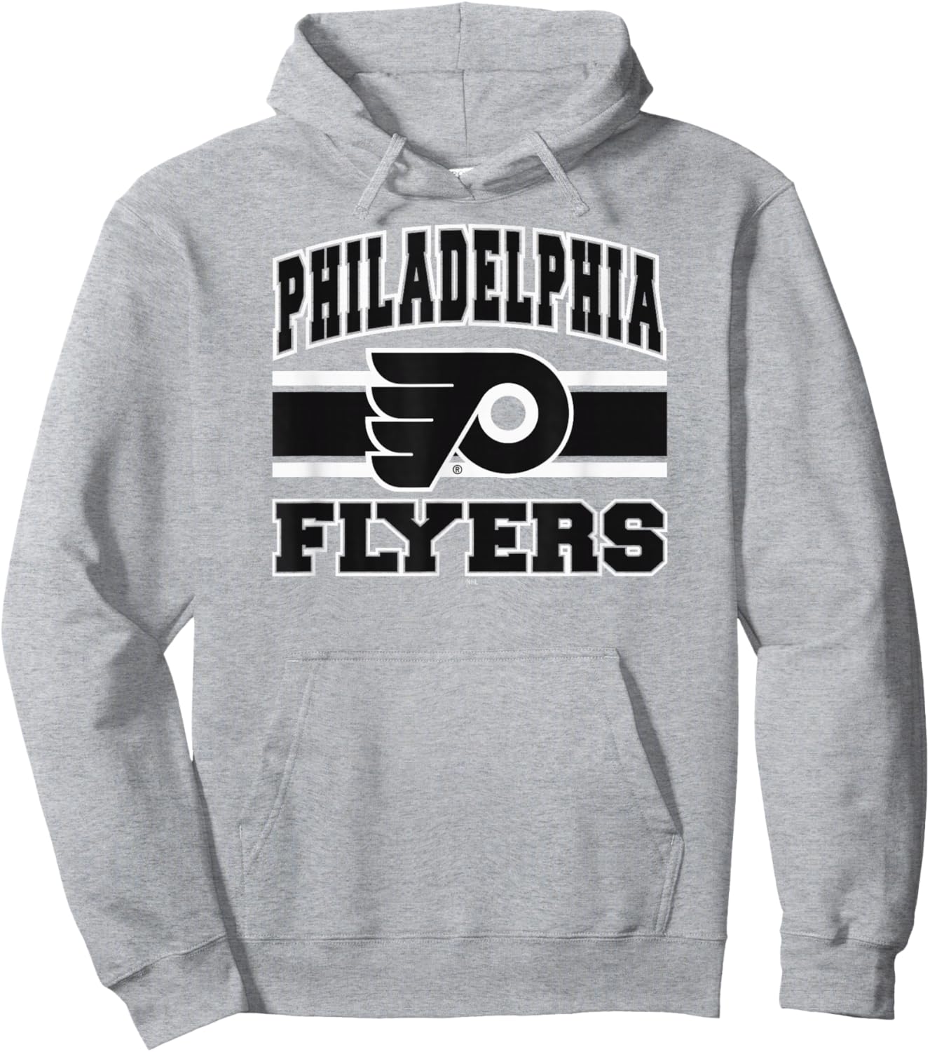 Philadelphia Flyers Stripe Orange Officially Licensed Hoodie - Hoodie | Ash