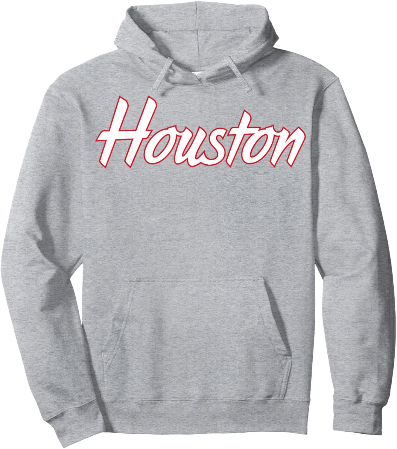 University of Houston | Houston Blue Collection Script Text Hoodie - Hoodie | Ash