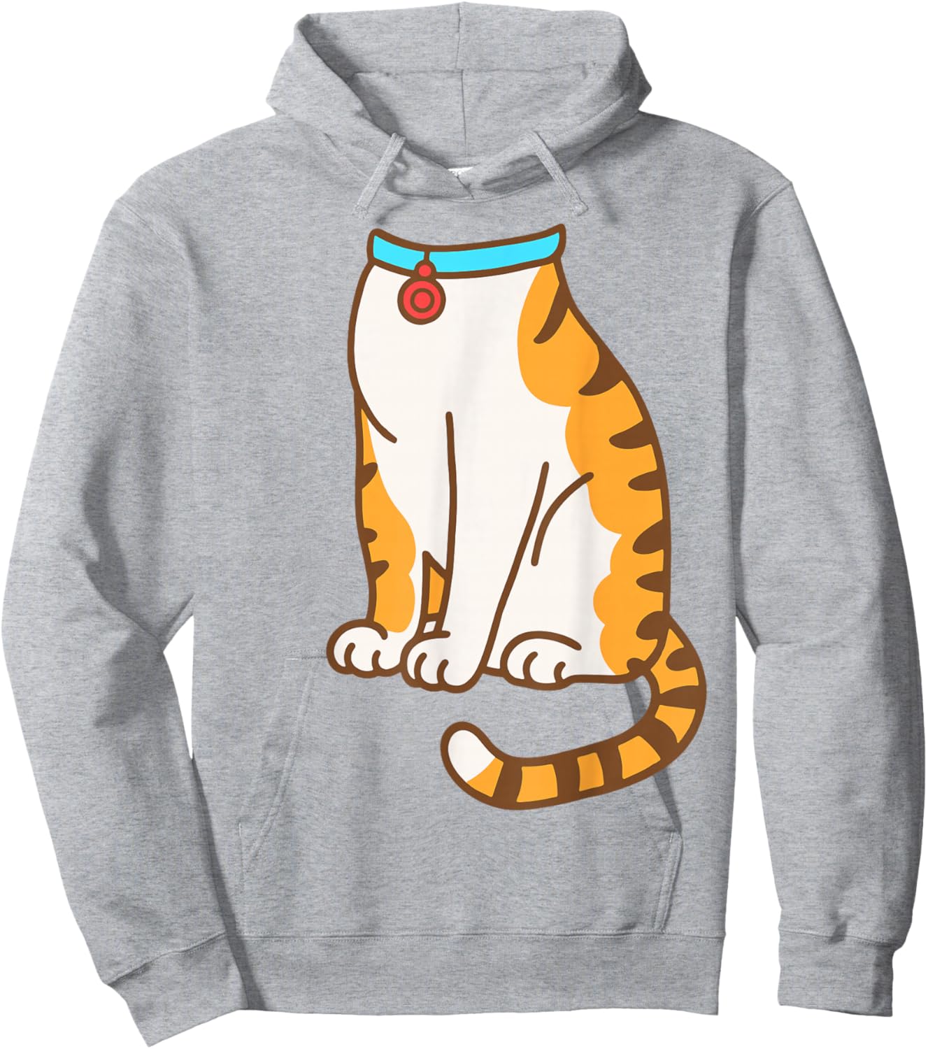 Orange Cat Shirt Adult Kids Men Women Tabby Cat Costume Hoodie - Hoodie | Ash