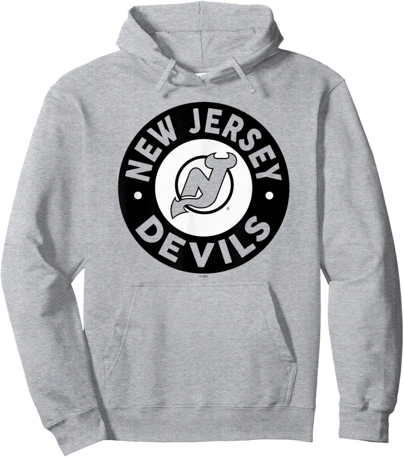 New Jersey Devils Symbol Red Officially Licensed Hoodie - Hoodie | Ash