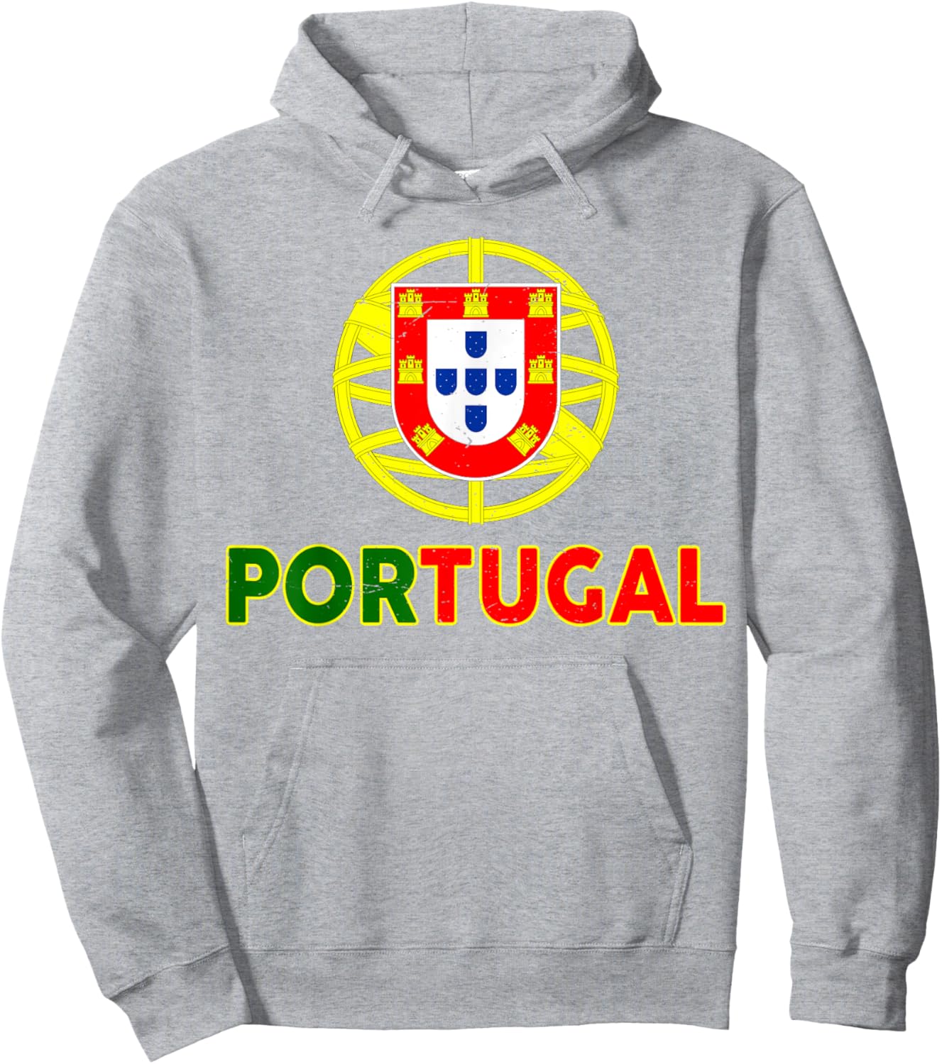 Men Portugal Toddler Kids Boys Women Pride Portuguese Flag Hoodie - Hoodie | Ash